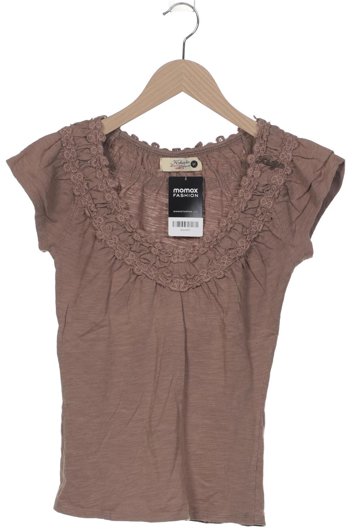 

Khujo Damen T-Shirt, braun, Gr. 36