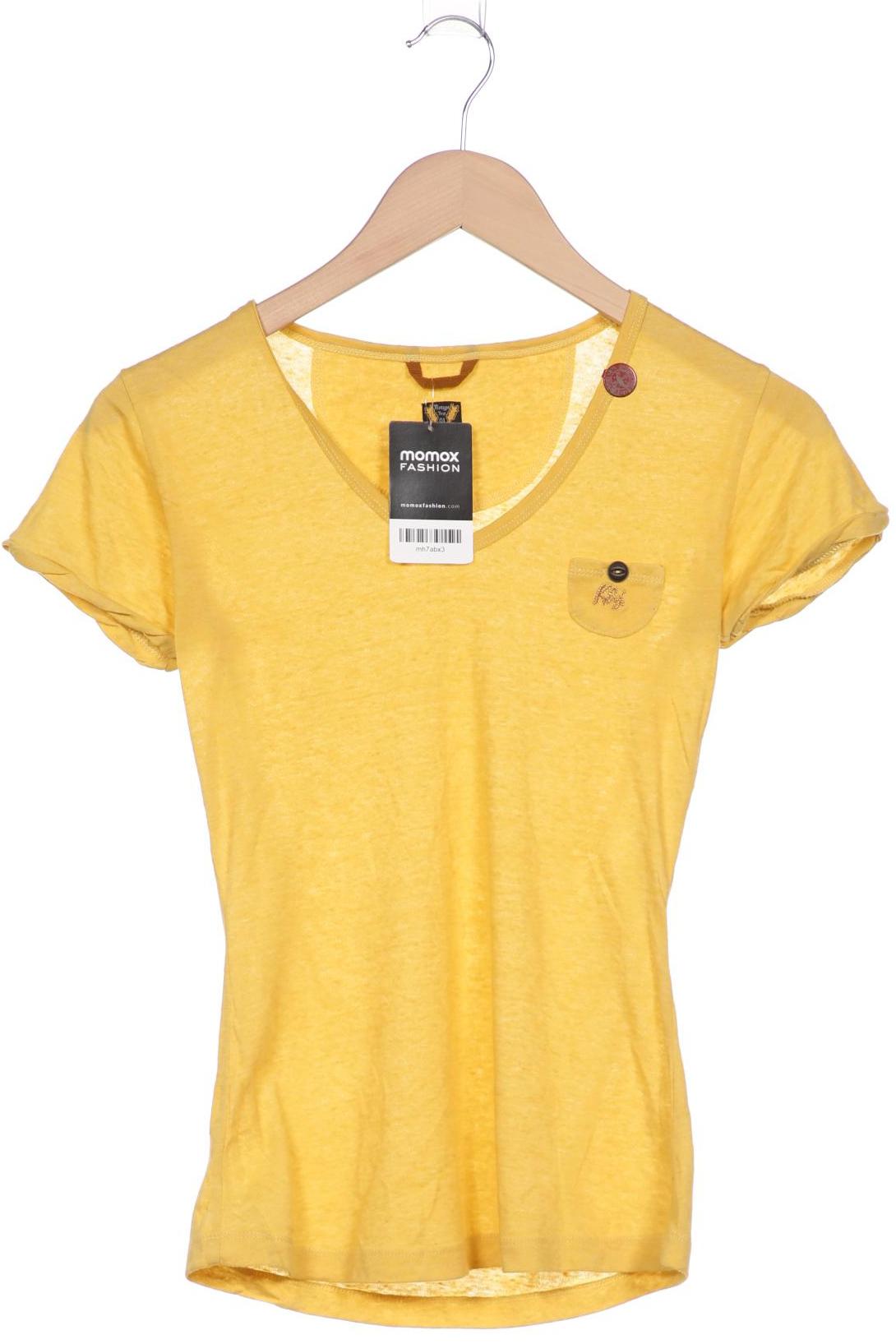 

Khujo Damen T-Shirt, gelb, Gr. 36