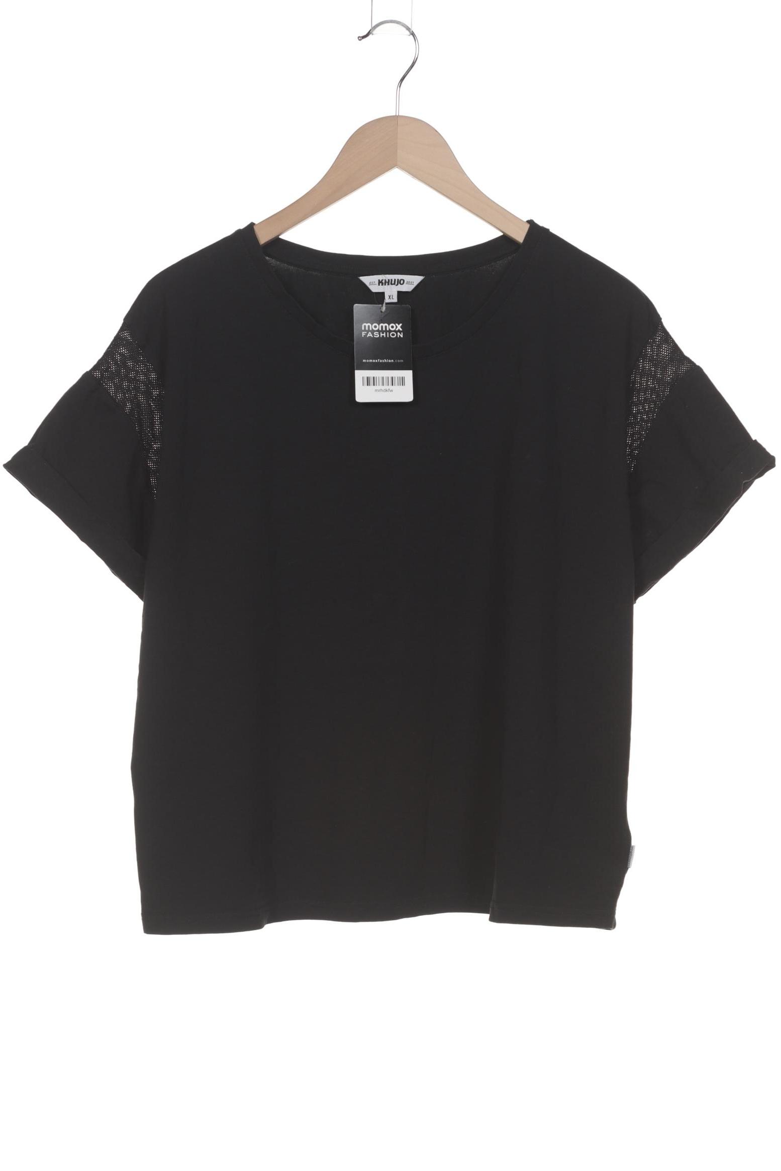 

Khujo Damen T-Shirt, schwarz, Gr. 44
