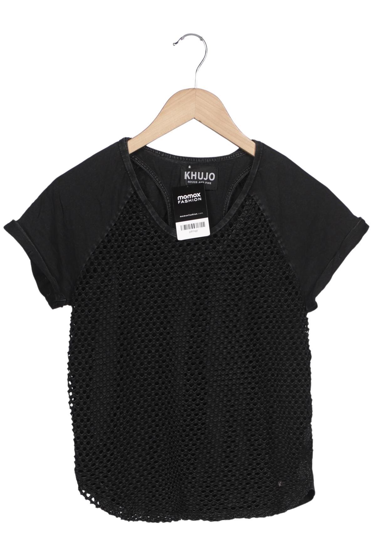 

Khujo Damen T-Shirt, schwarz, Gr. 36