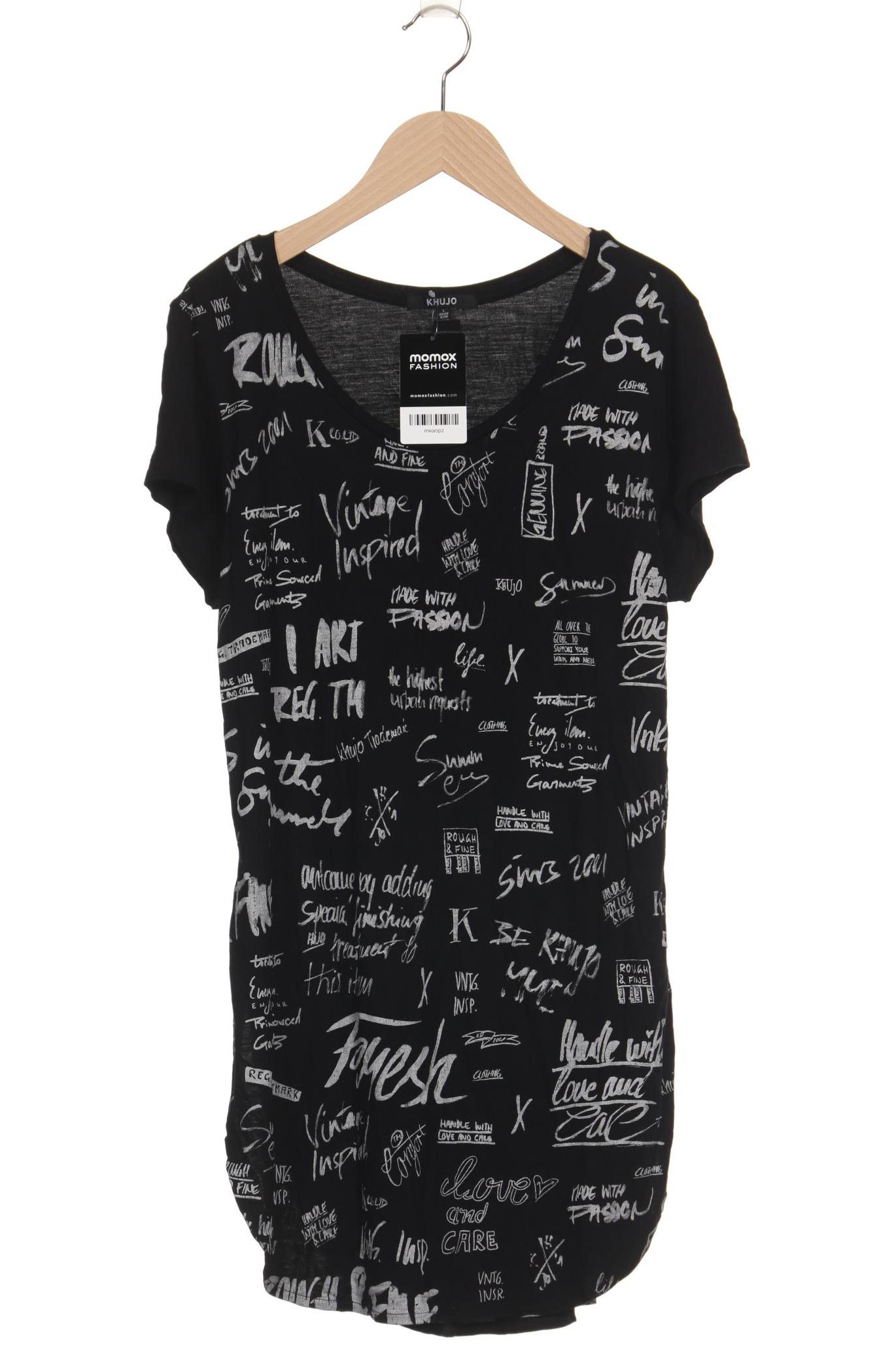 

Khujo Damen T-Shirt, schwarz, Gr. 42