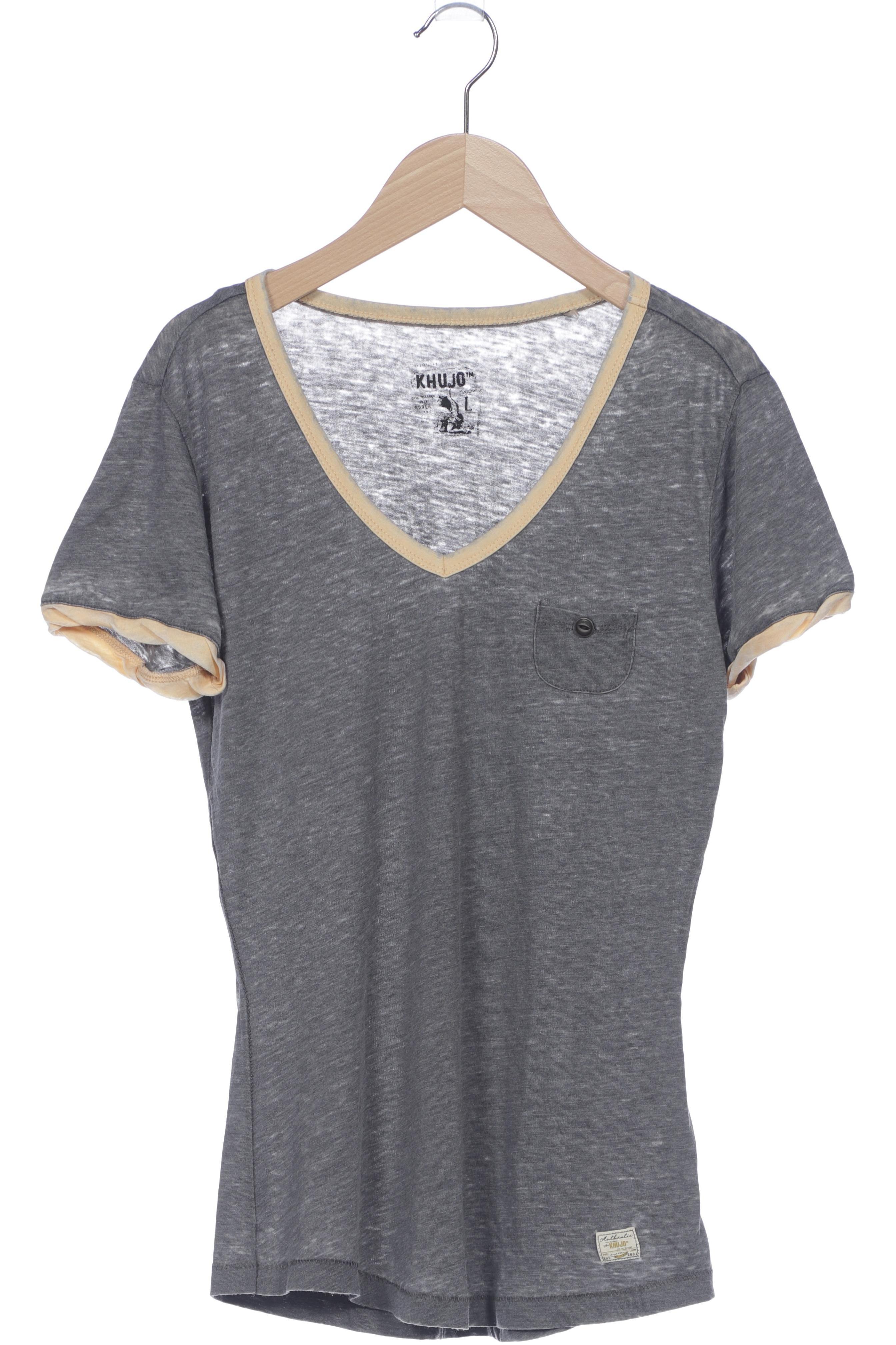 

Khujo Damen T-Shirt, grau, Gr. 42