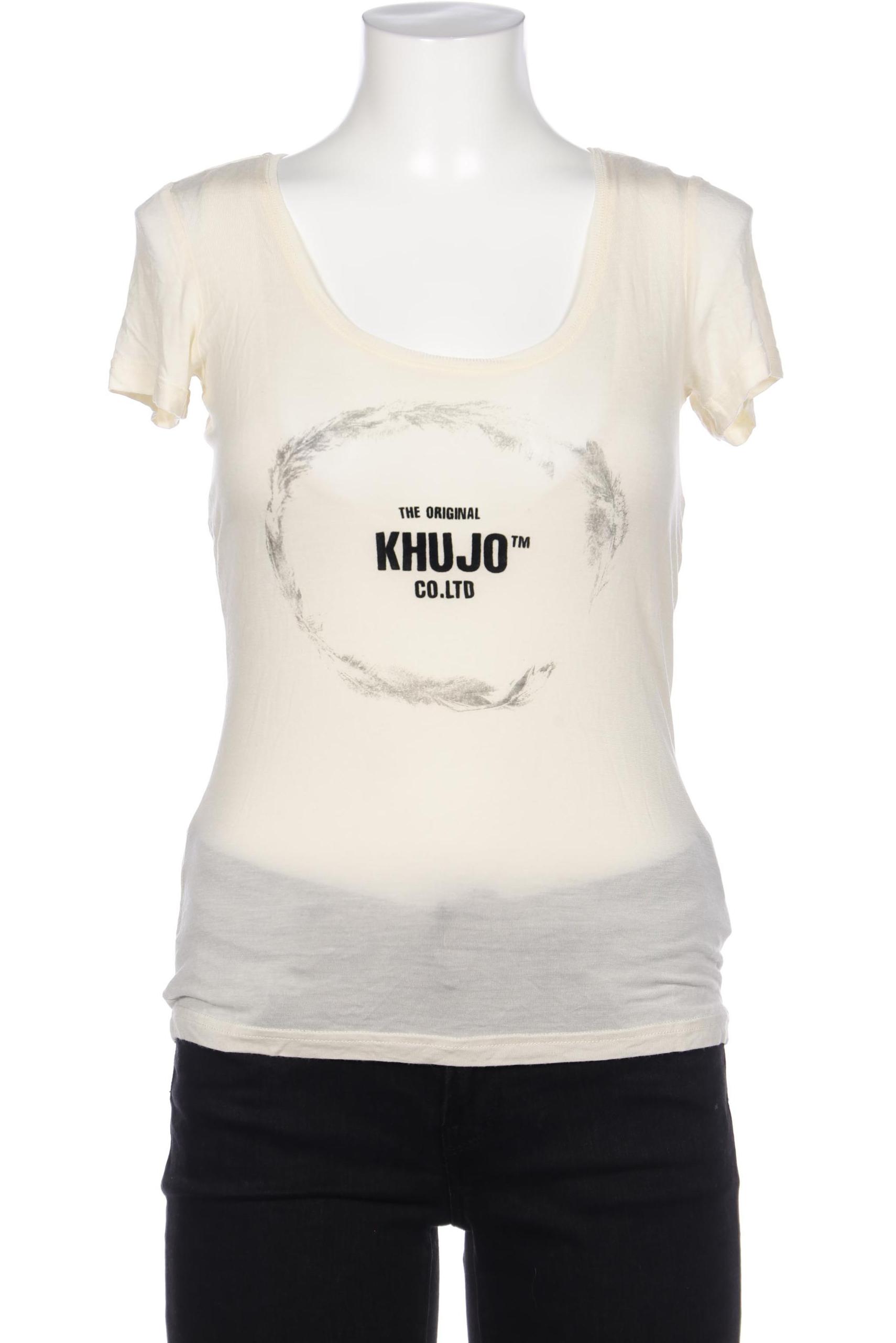 

Khujo Damen T-Shirt, cremeweiß