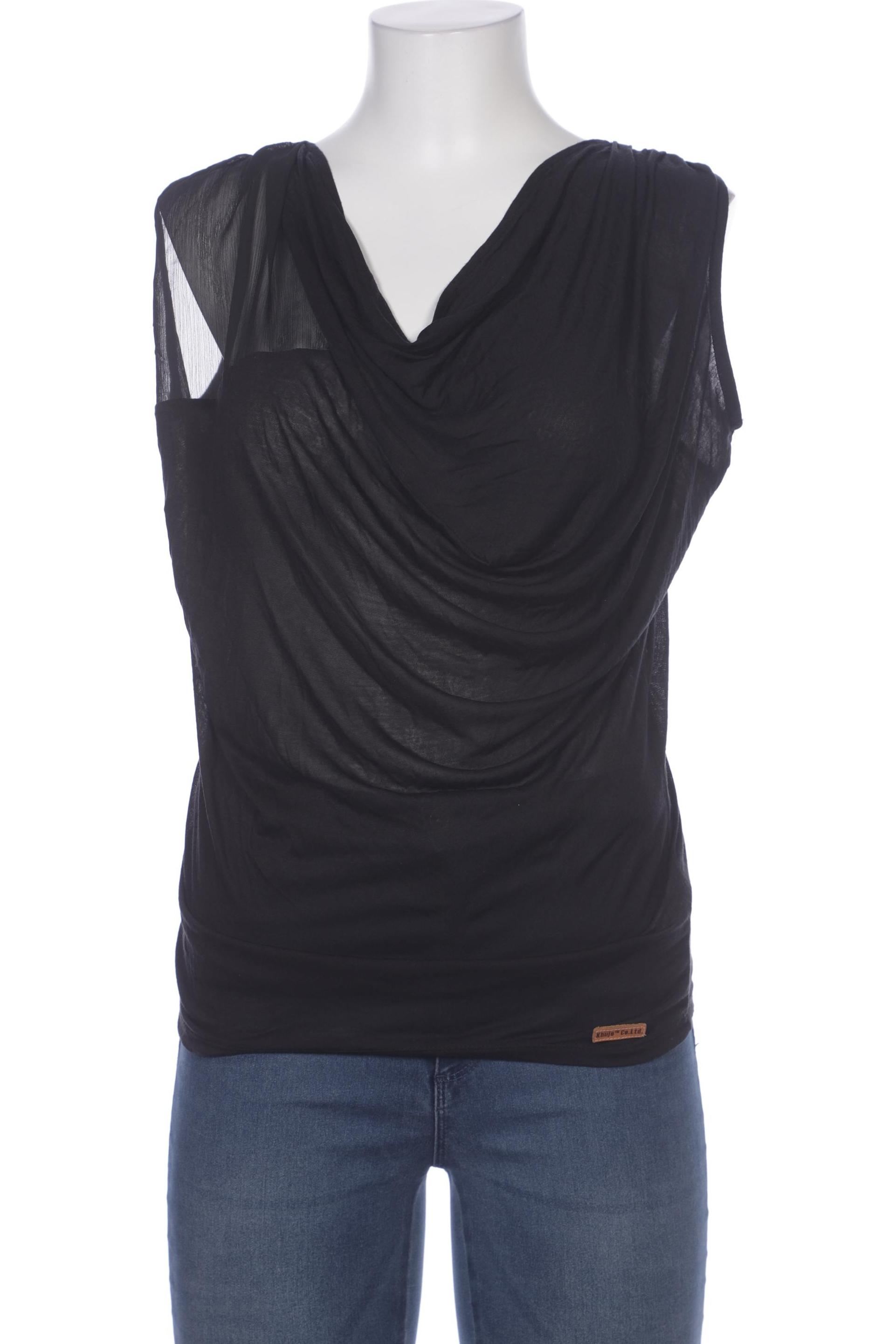 

Khujo Damen Top, schwarz, Gr. 38