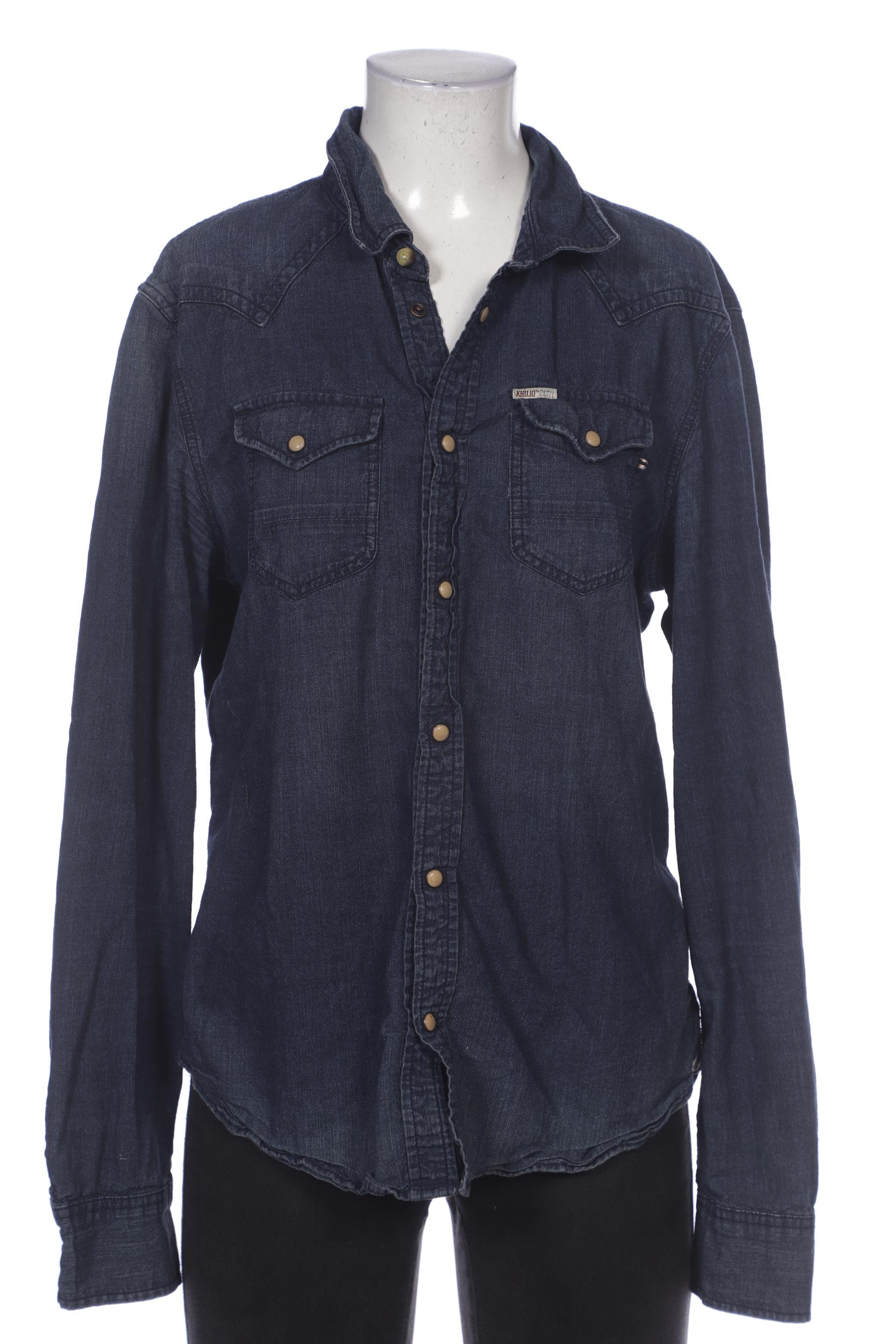 

Khujo Herren Hemd, marineblau, Gr. 48