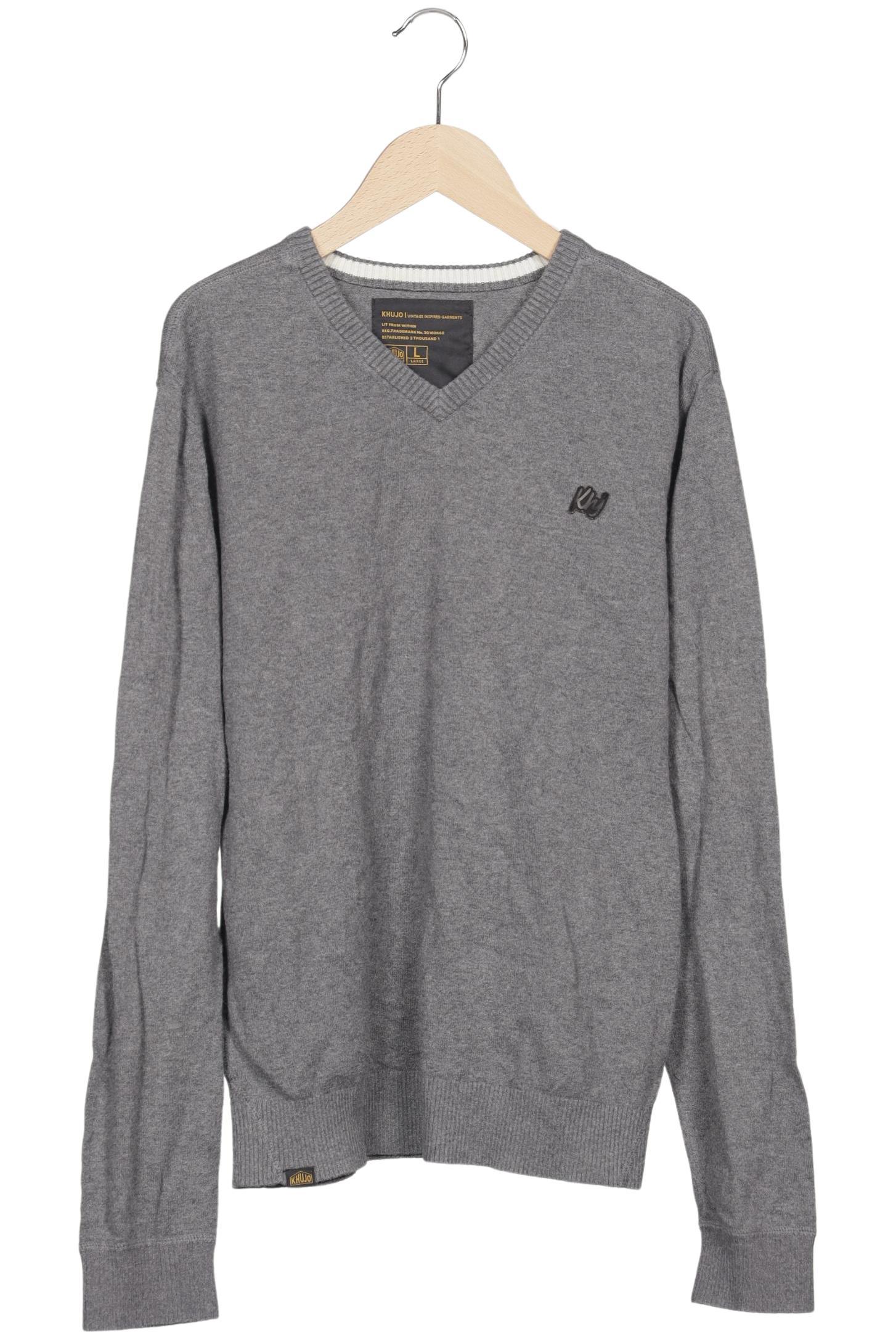 

Khujo Herren Pullover, grau, Gr. 52