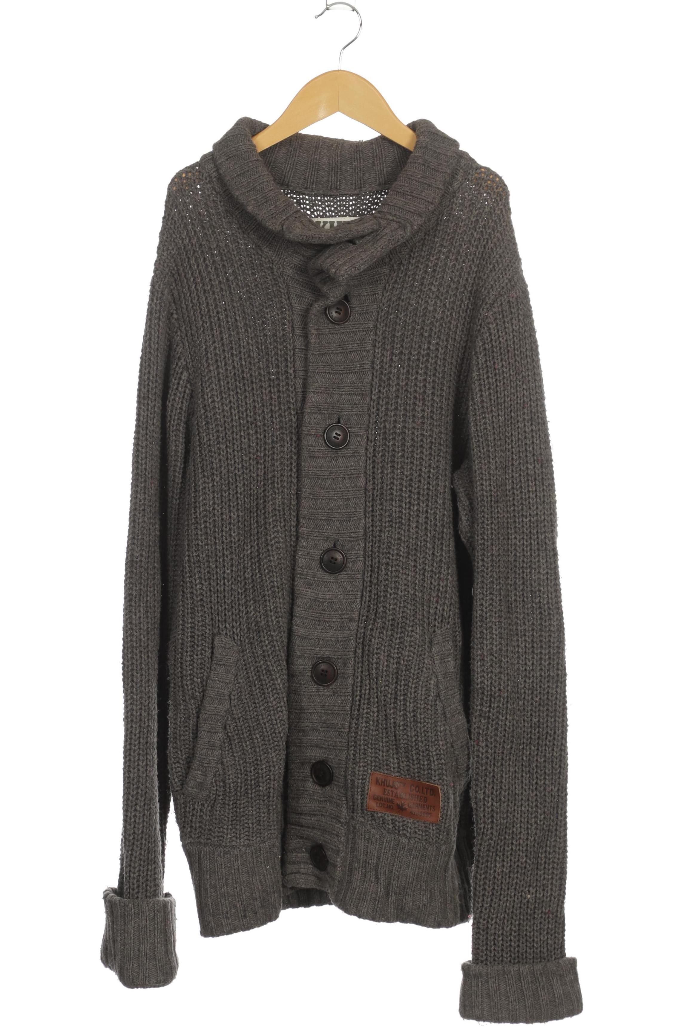 Thumbnail - Khujo Herren Strickjacke, grau, Gr.
