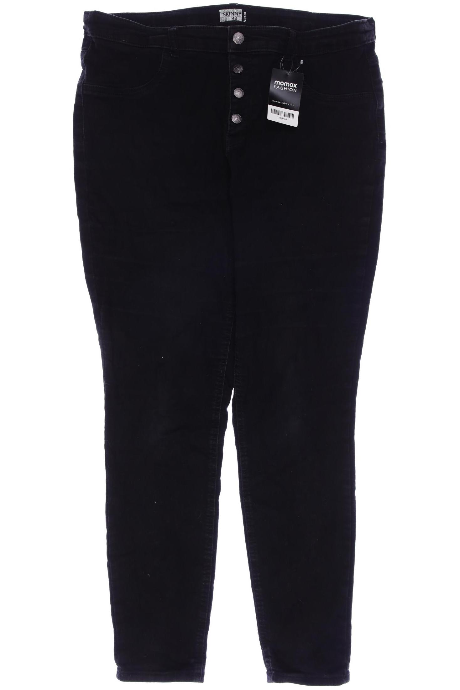 

Kiabi Damen Jeans, schwarz, Gr. 48