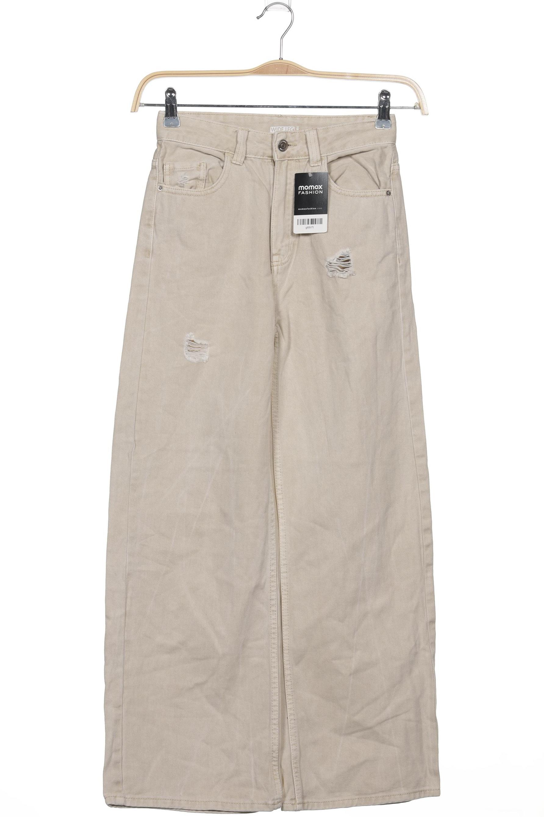 

Kiabi Damen Jeans, beige, Gr. 32