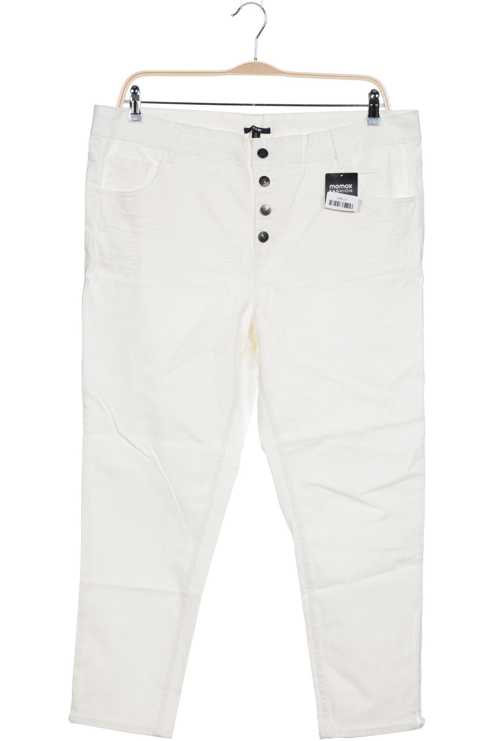 

Kiabi Damen Jeans, weiß, Gr. 50