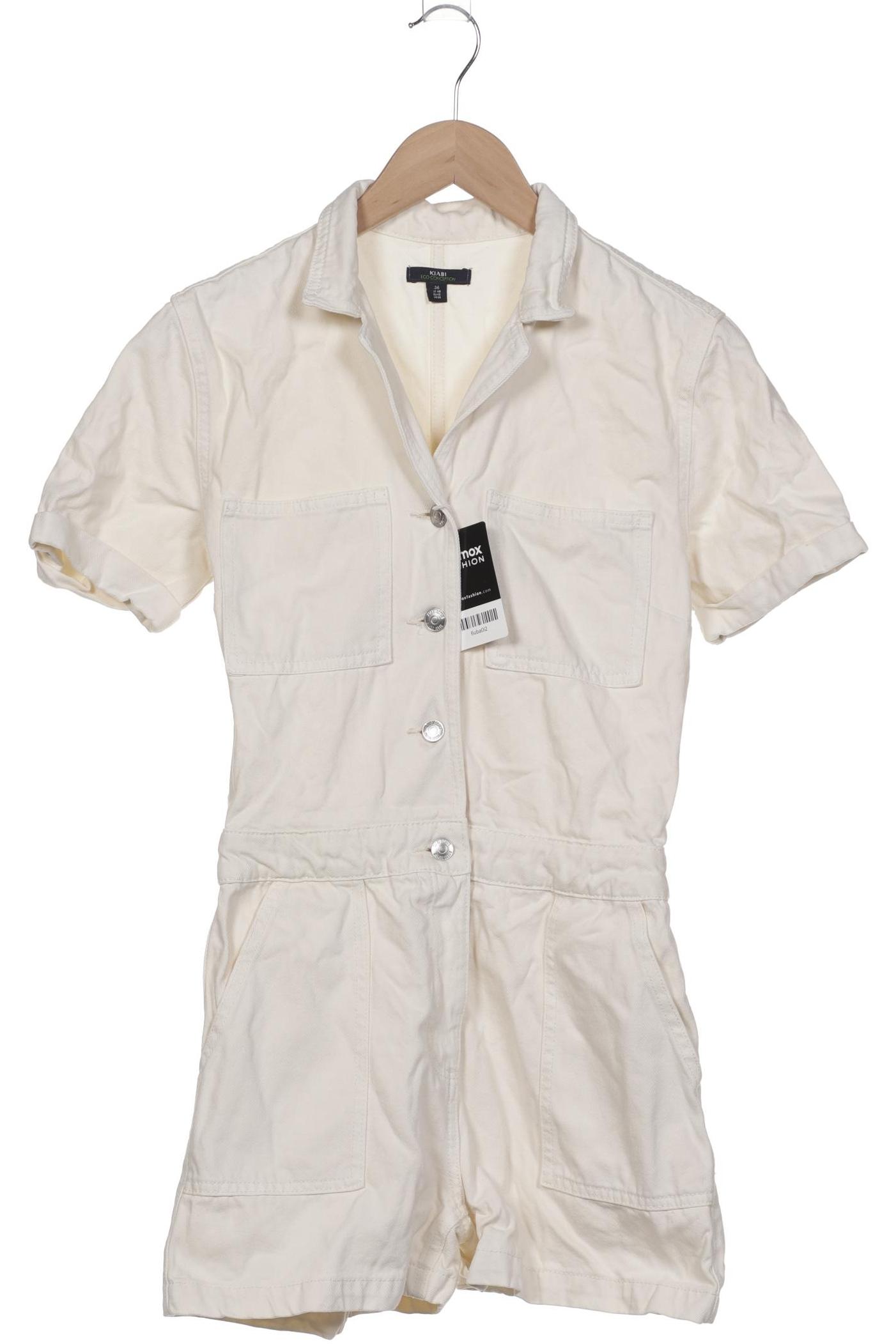 

Kiabi Damen Jumpsuit/Overall, cremeweiß, Gr. 36