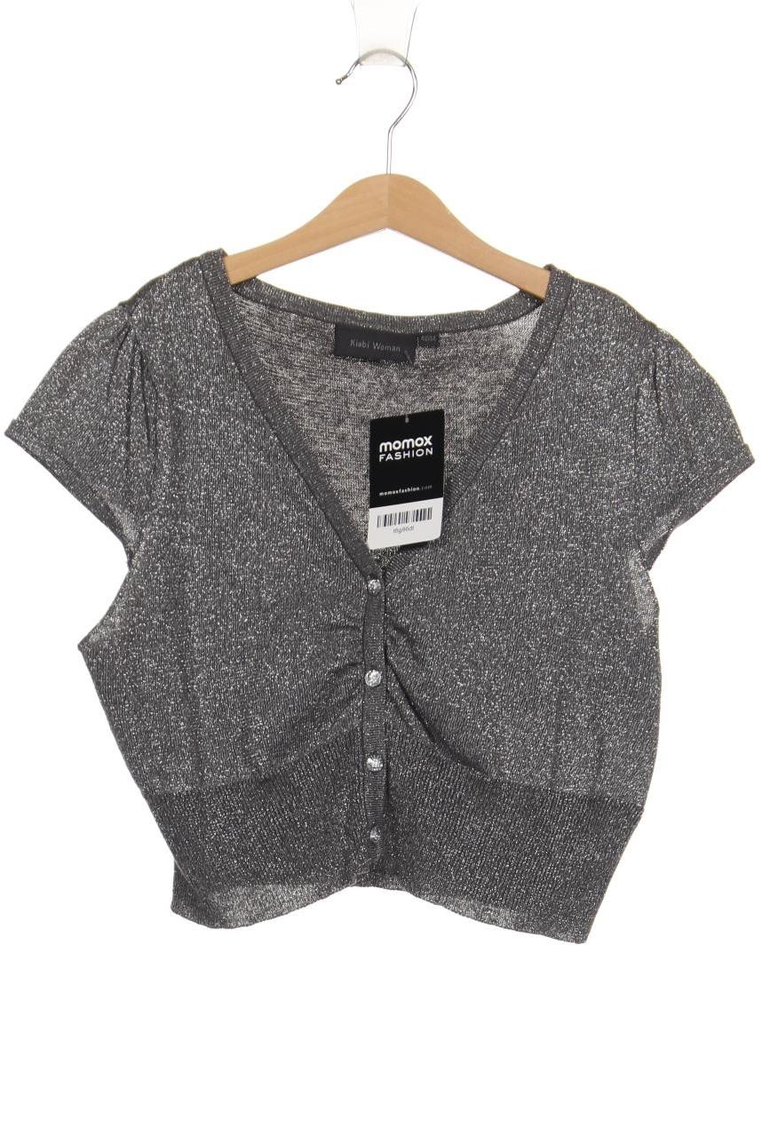 

Kiabi Damen Strickjacke, silber, Gr. 42