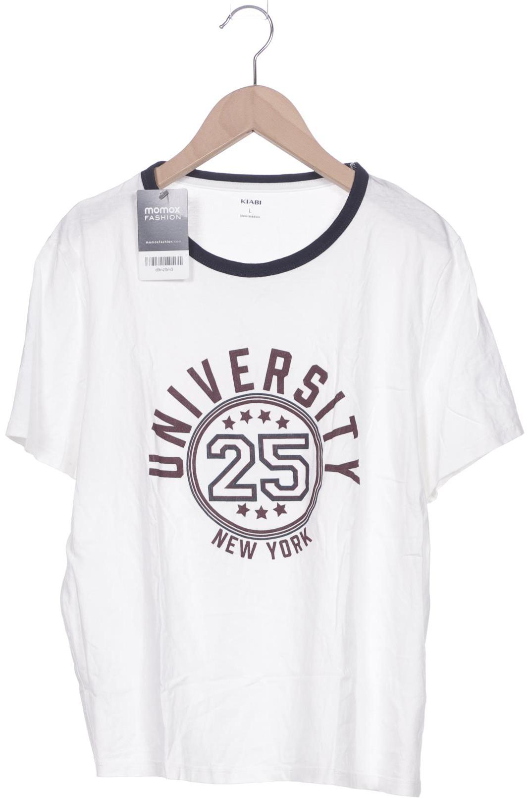 

Kiabi Damen T-Shirt, weiß, Gr. 42