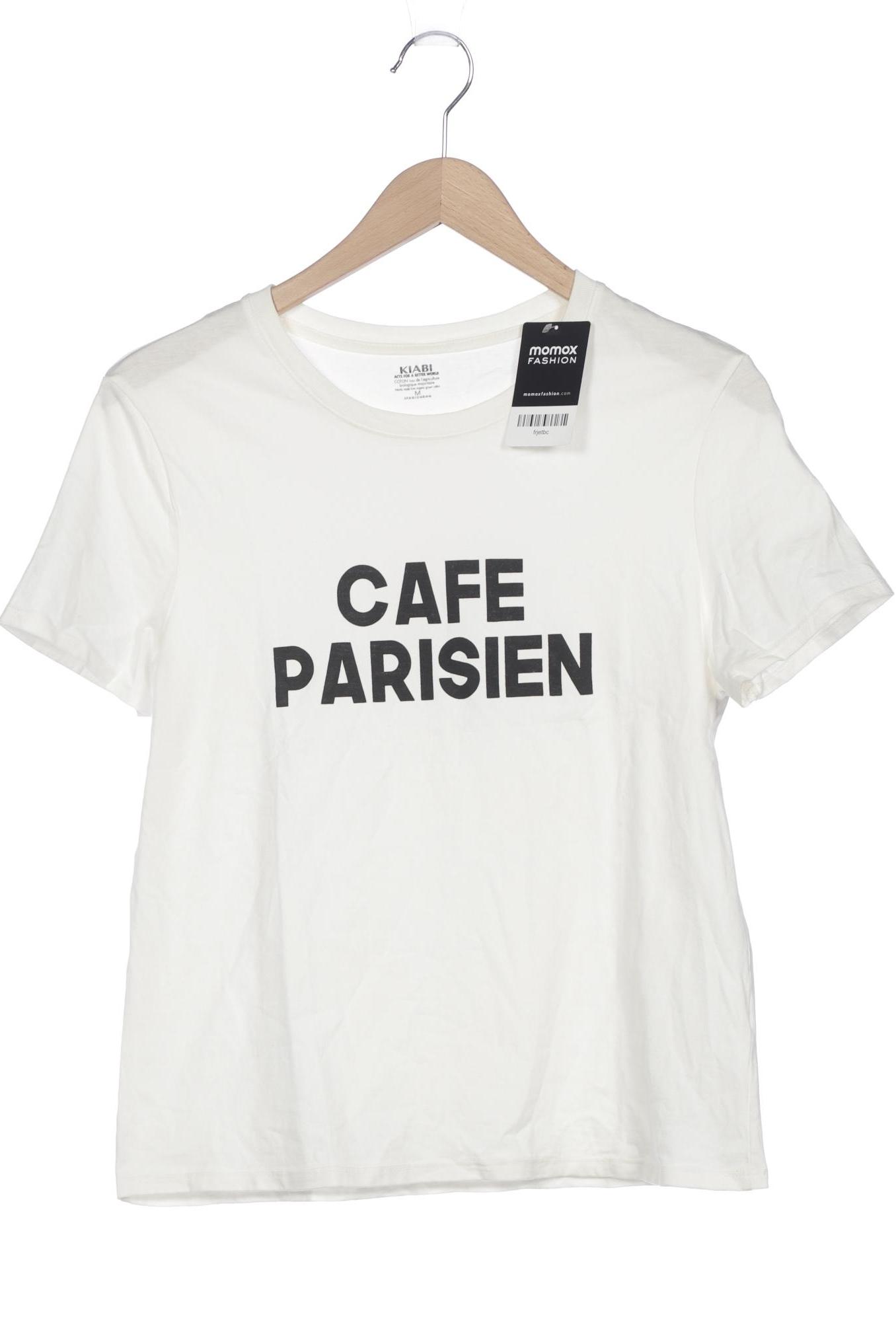 

Kiabi Damen T-Shirt, weiß, Gr. 38