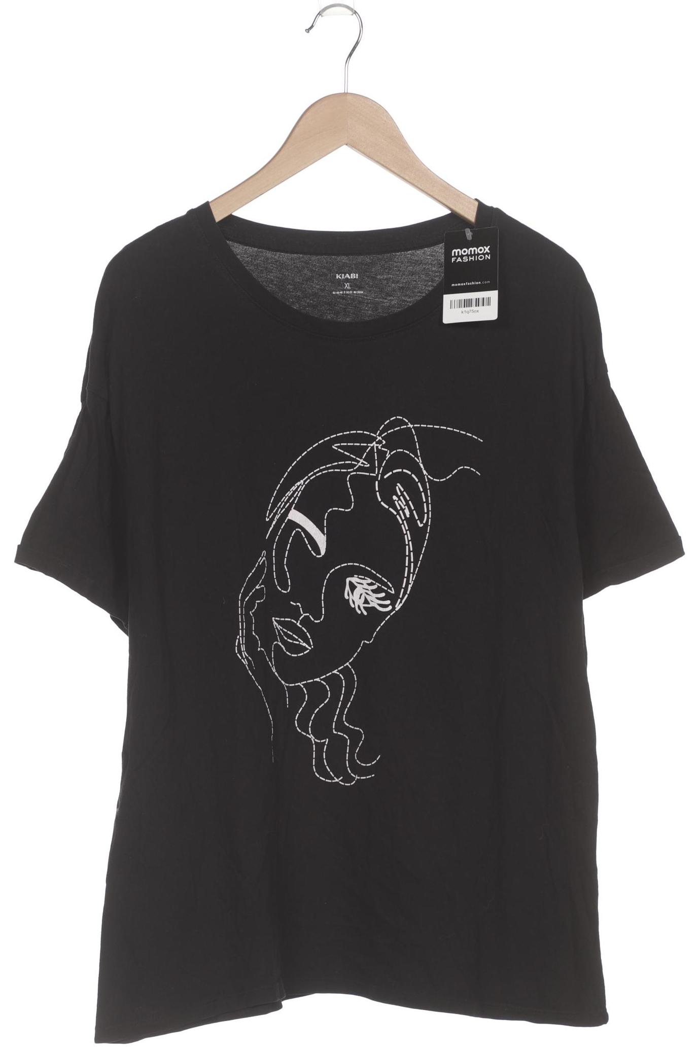 

Kiabi Damen T-Shirt, schwarz, Gr. 44
