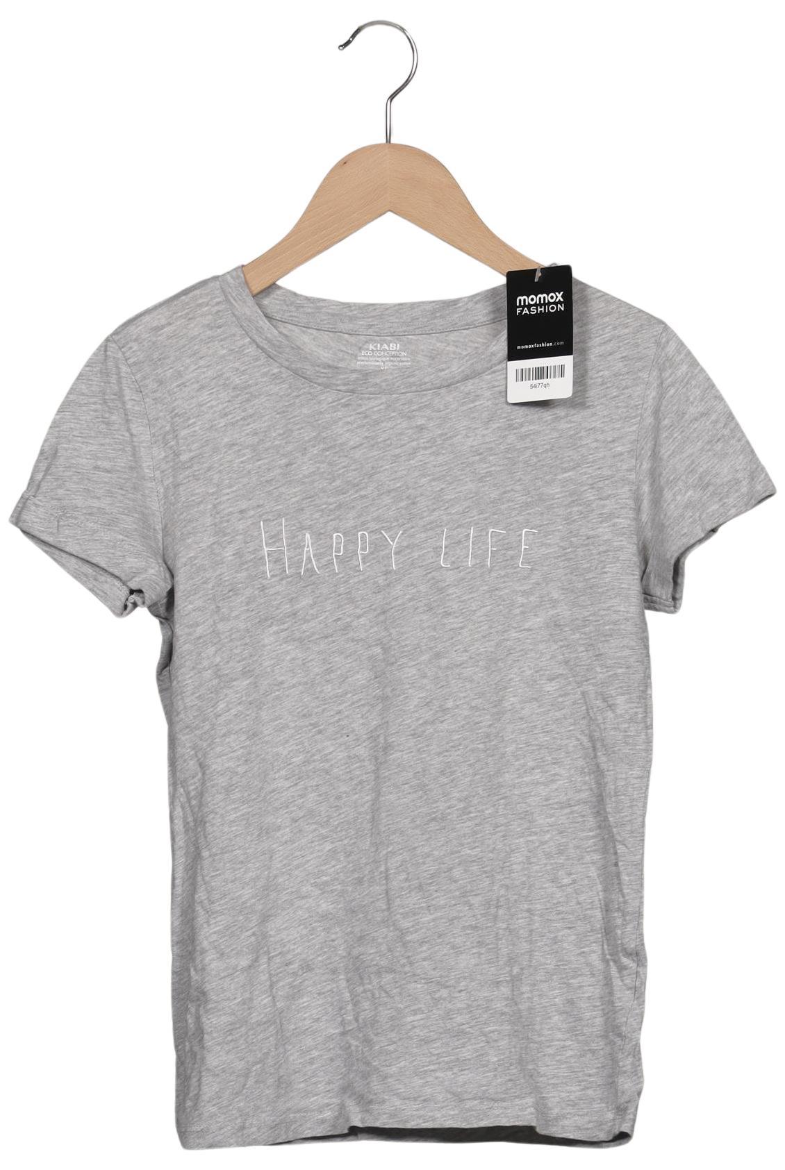 

Kiabi Damen T-Shirt, grau, Gr. 34