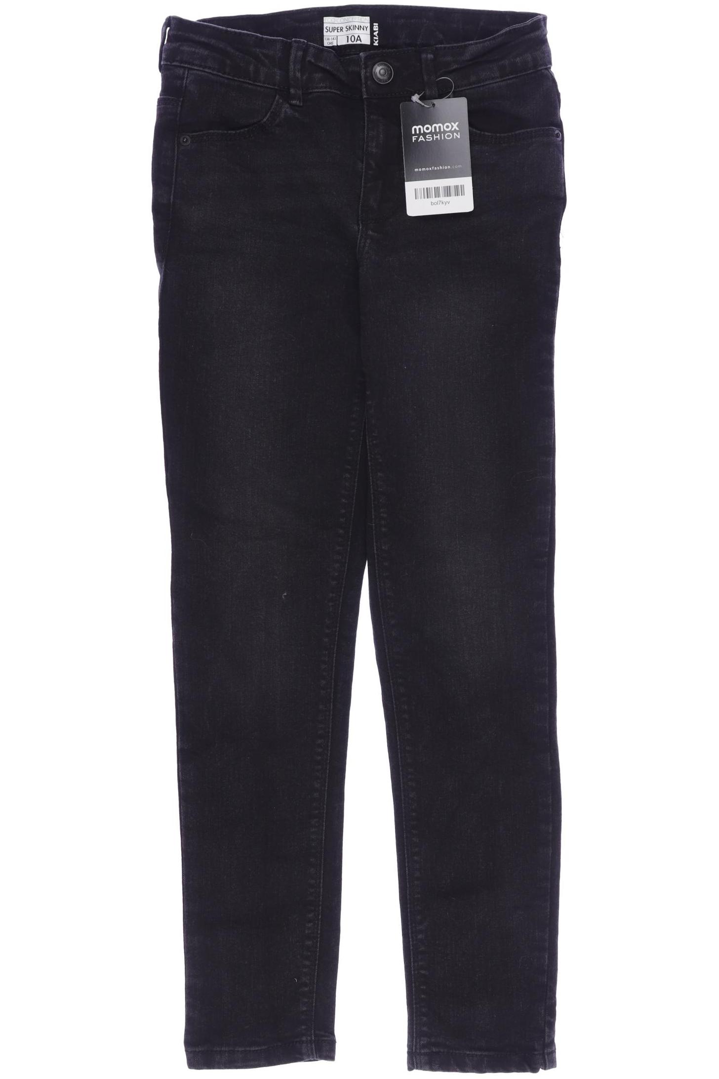 

Kiabi Damen Jeans, schwarz, Gr. 134