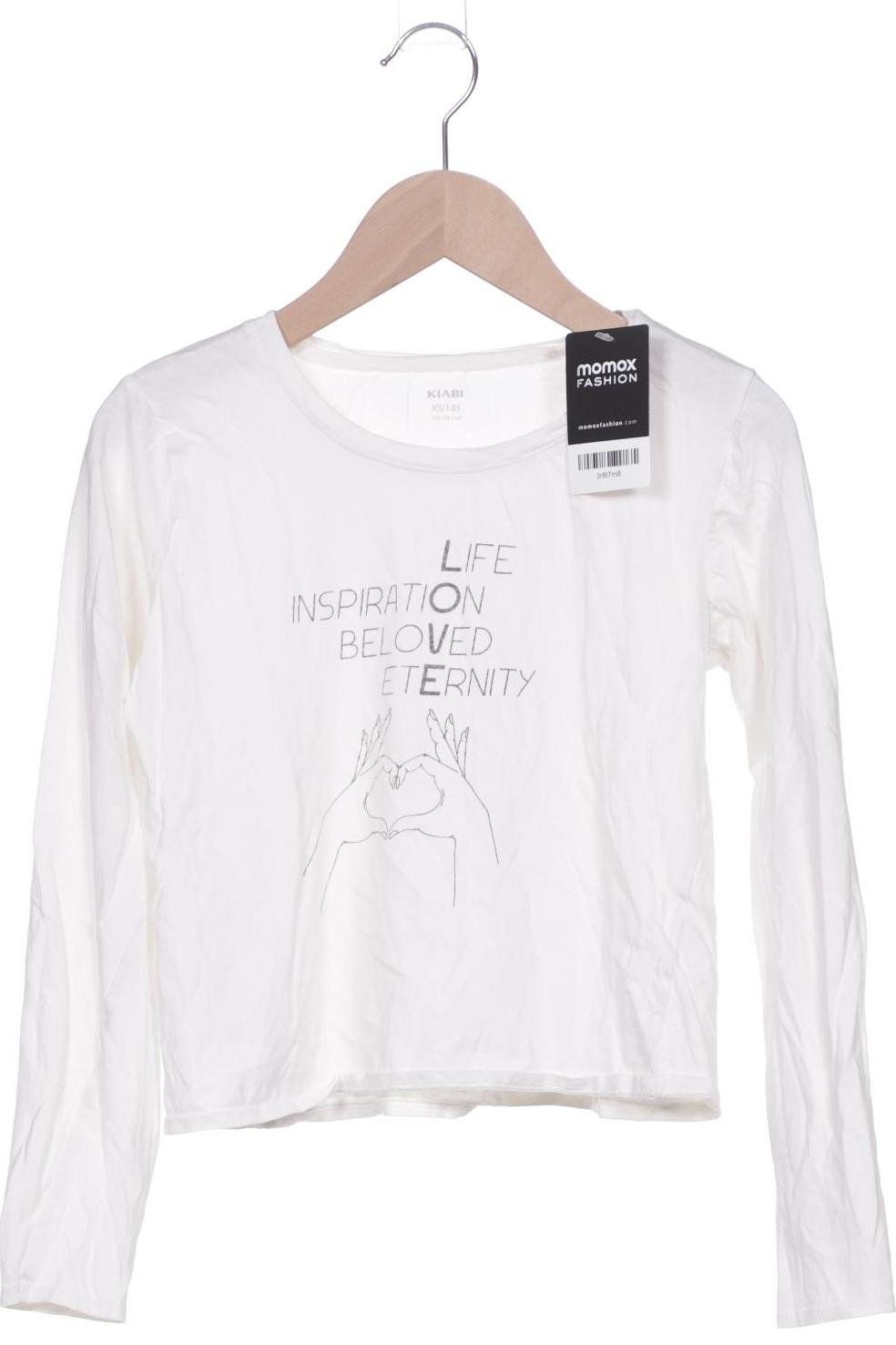 

Kiabi Damen Langarmshirt, weiß, Gr. 122