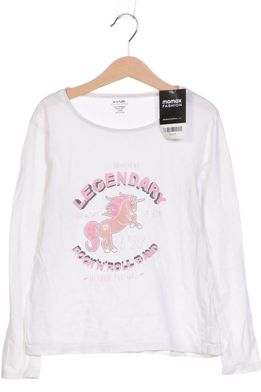 

Kiabi Damen Langarmshirt, weiß, Gr. 140