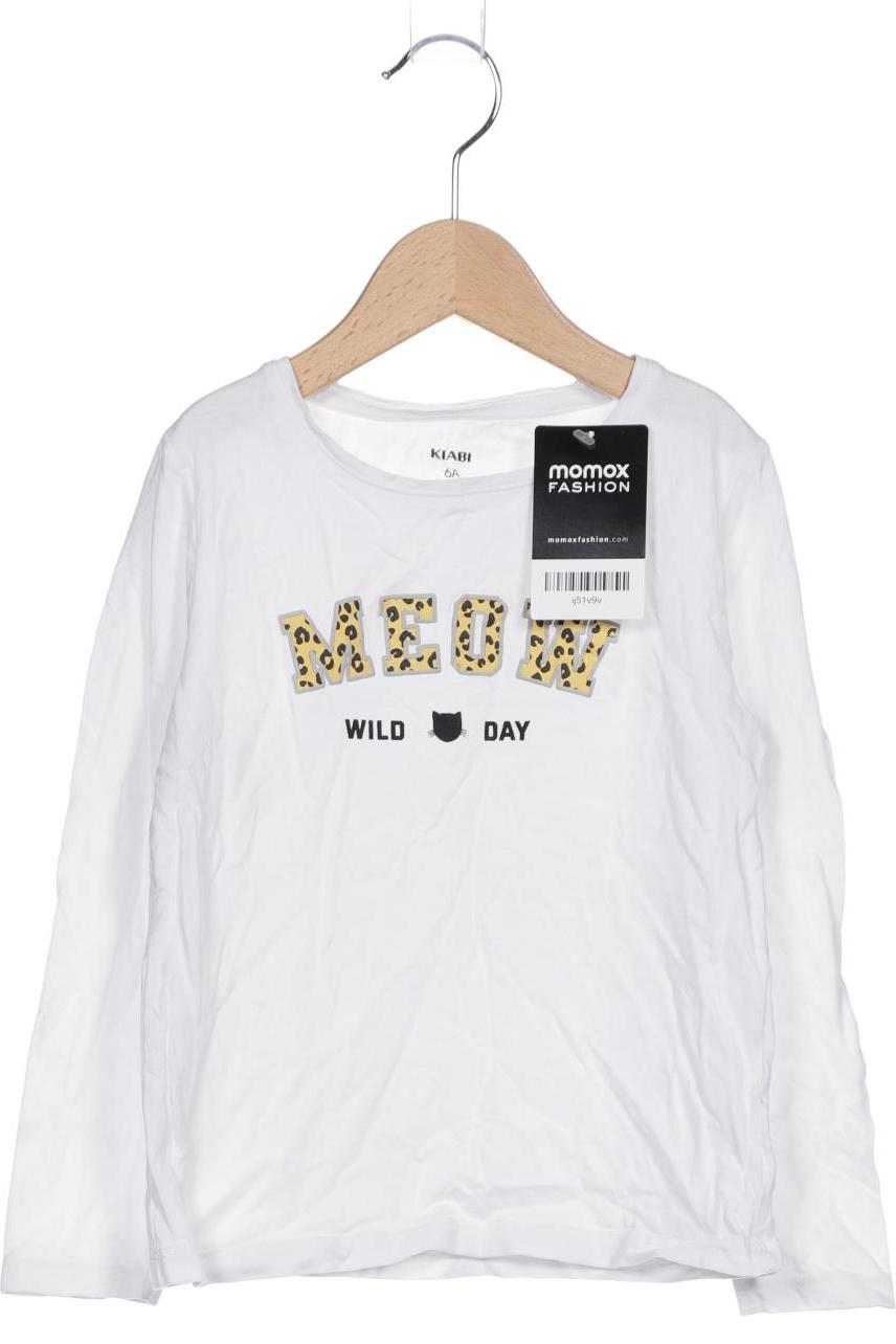 

Kiabi Damen Langarmshirt, weiß, Gr. 110