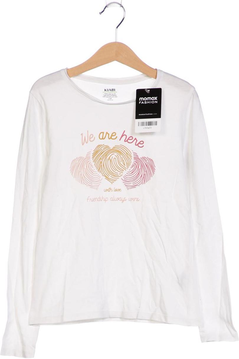 

Kiabi Damen Langarmshirt, weiß, Gr. 134