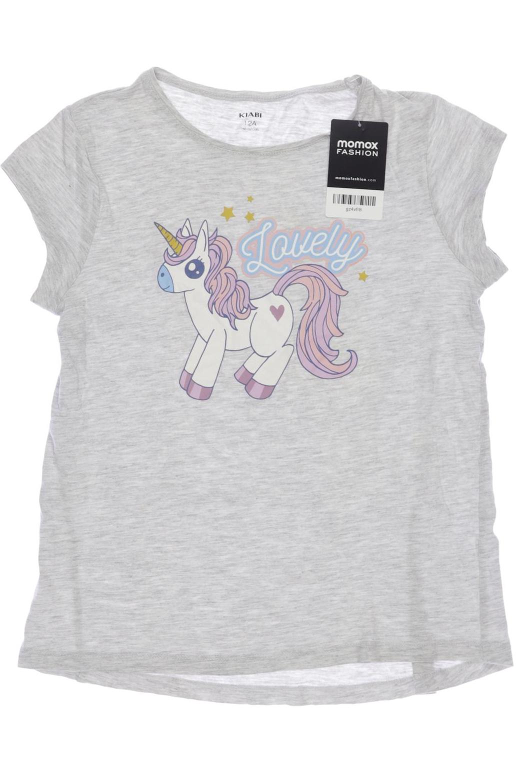 

Kiabi Damen T-Shirt, grau, Gr. 146