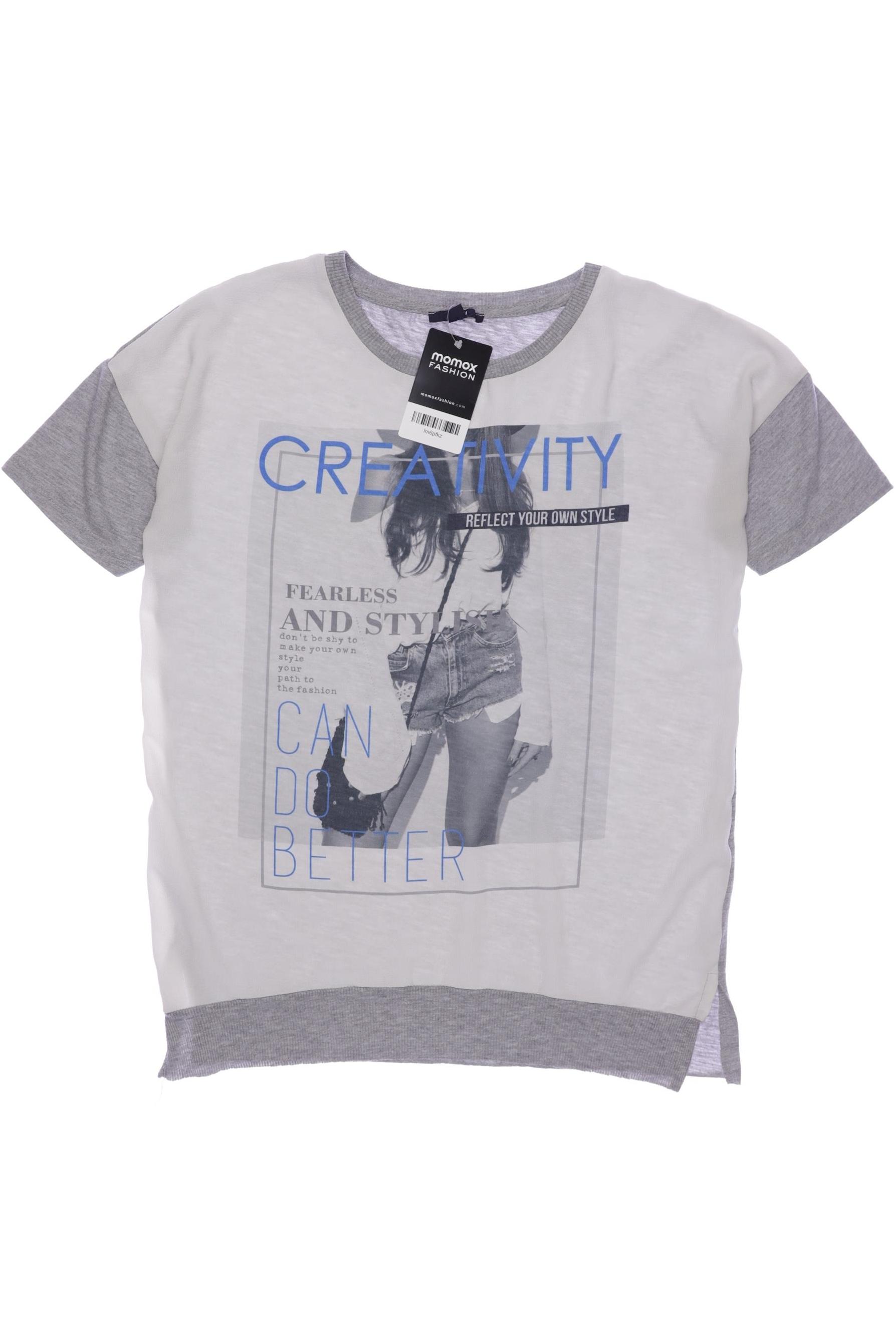 

Kiabi Damen T-Shirt, grau, Gr. 152
