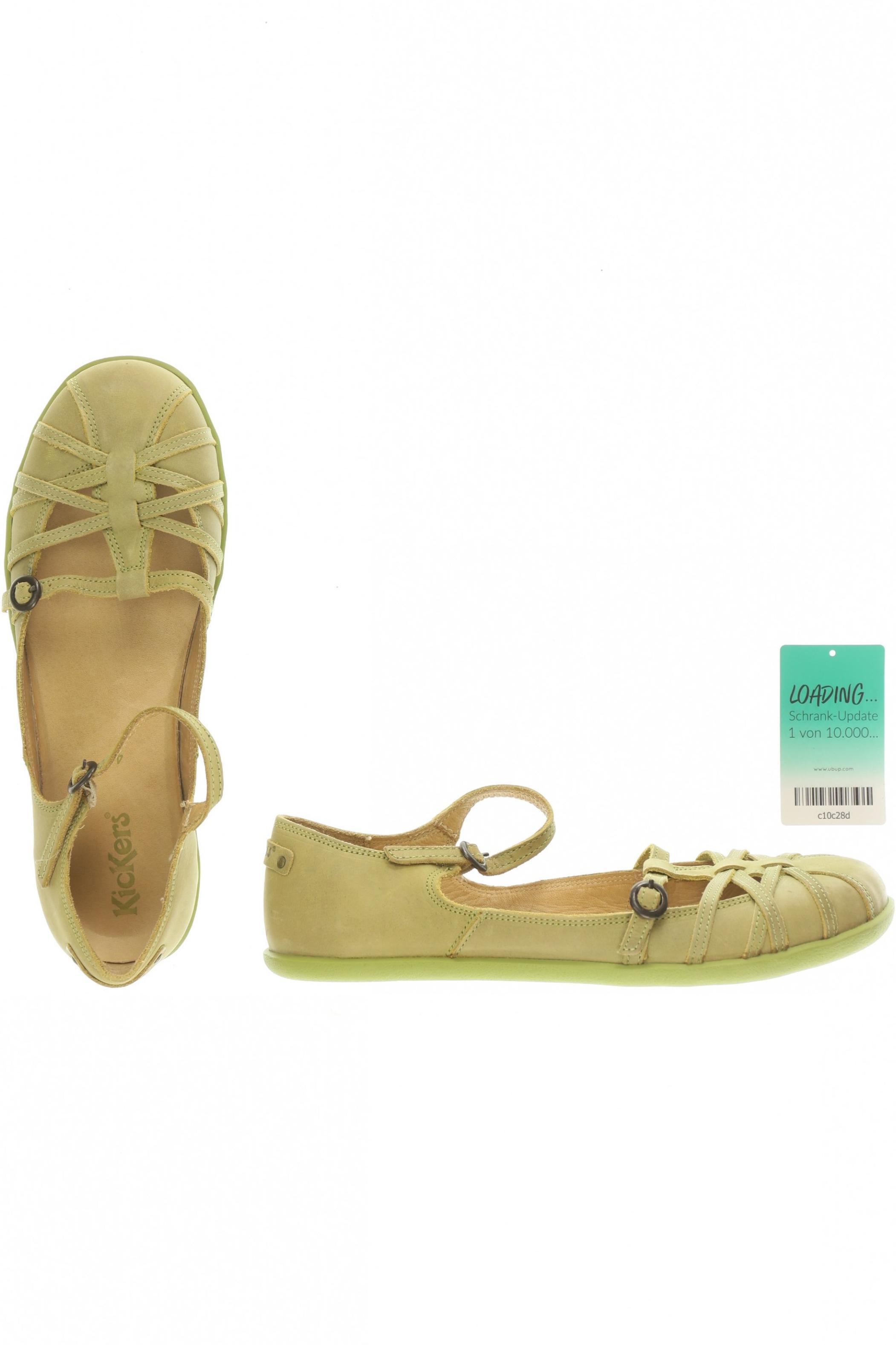 Thumbnail - Kickers Damen Ballerinas, grün, Gr. 41