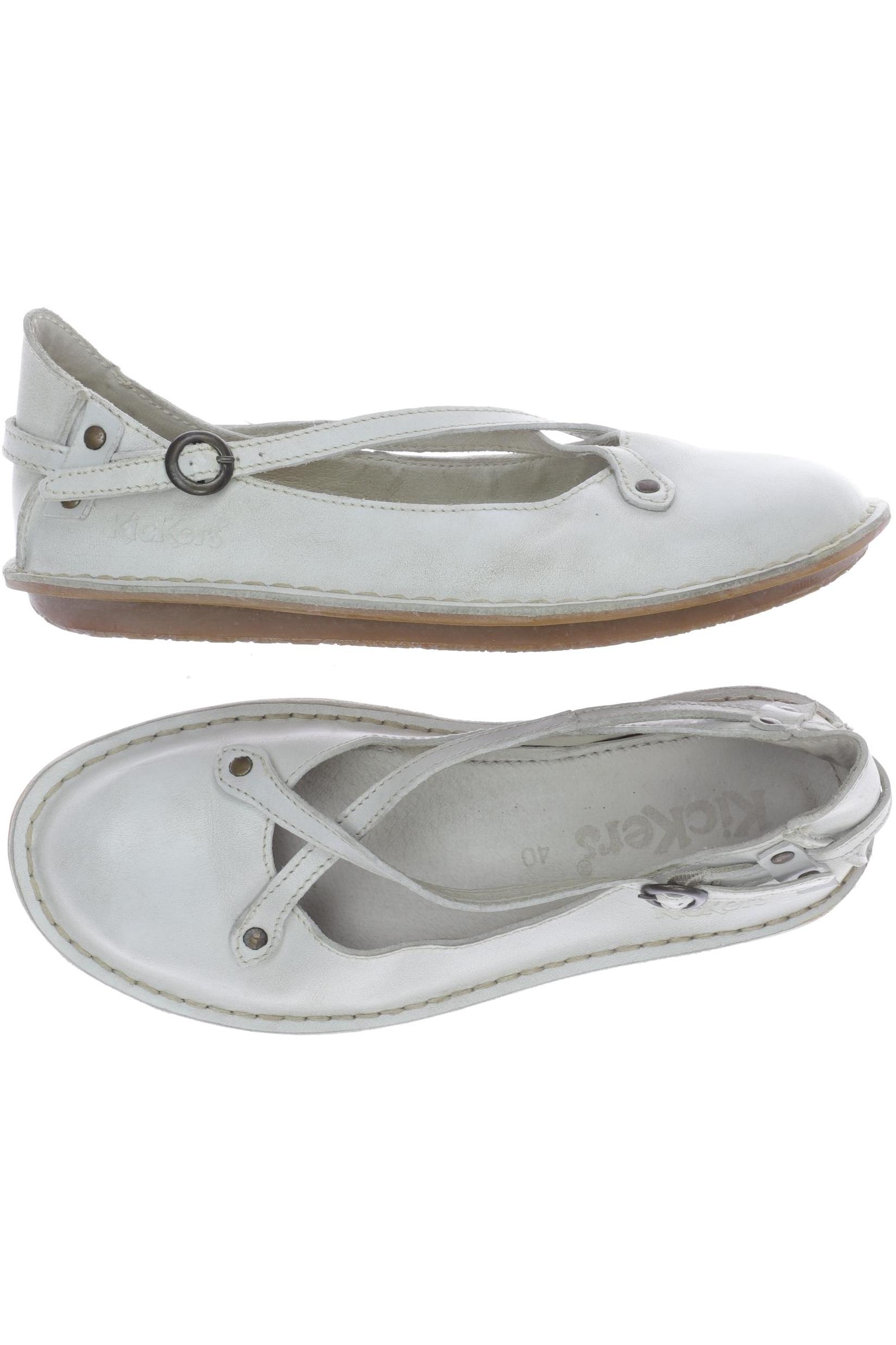 

Kickers Damen Halbschuh, weiß, Gr. 40