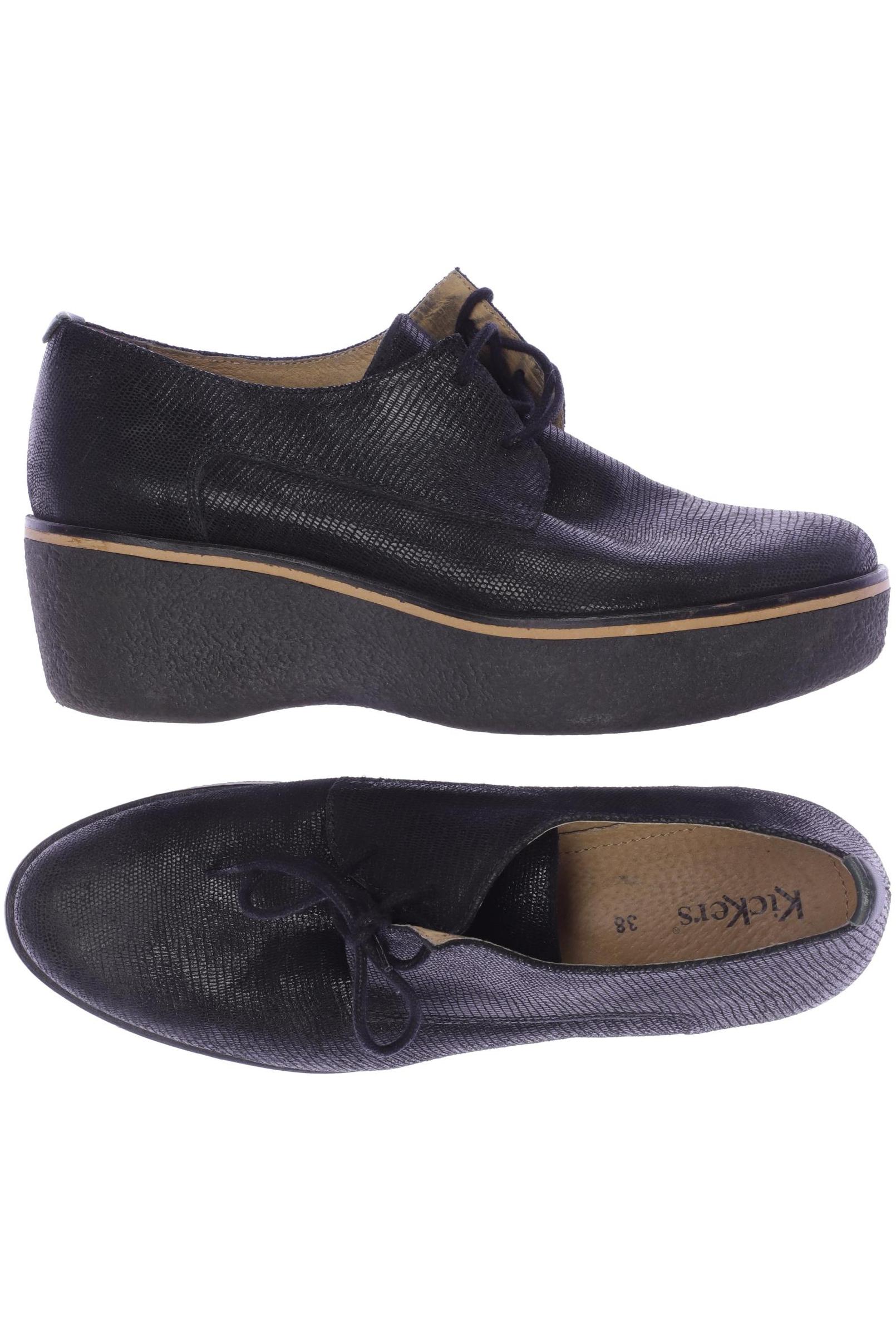 

Kickers Damen Halbschuh, schwarz, Gr. 38