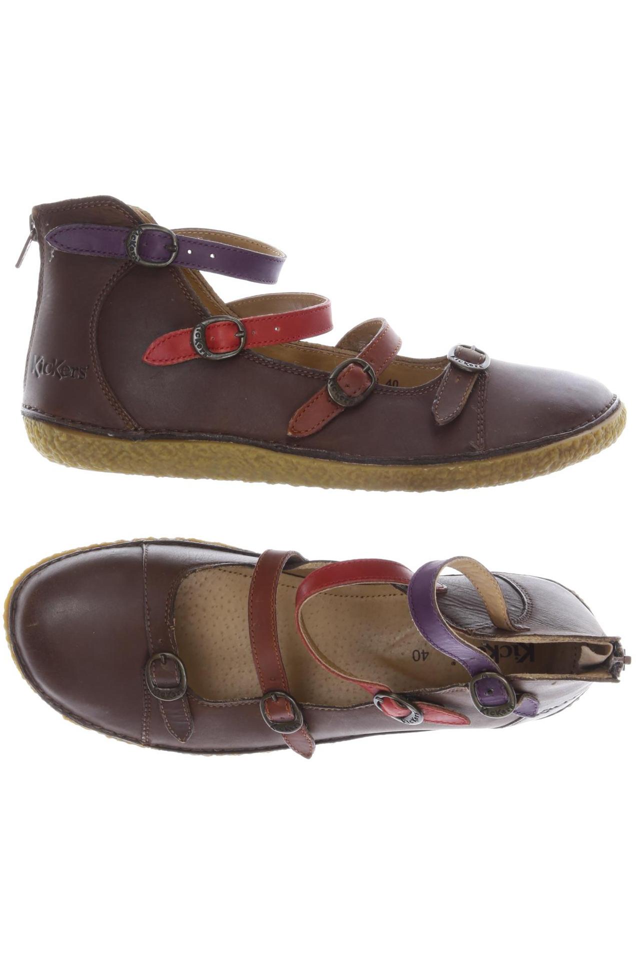 

Kickers Damen Halbschuh, braun, Gr. 40