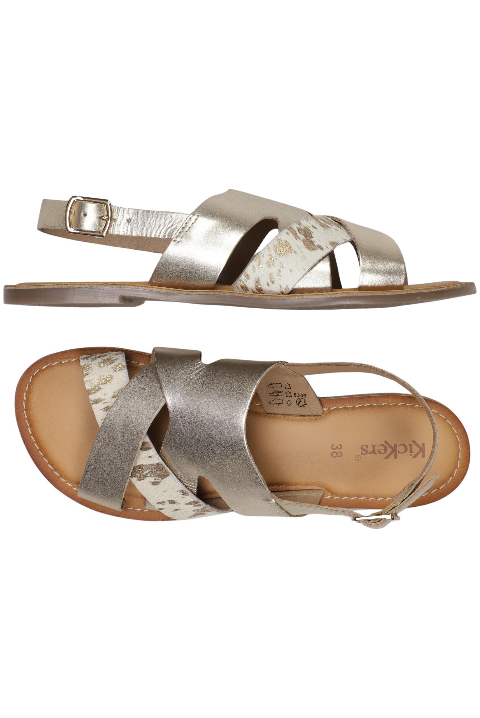 

Kickers Damen Sandale, silber, Gr. 38