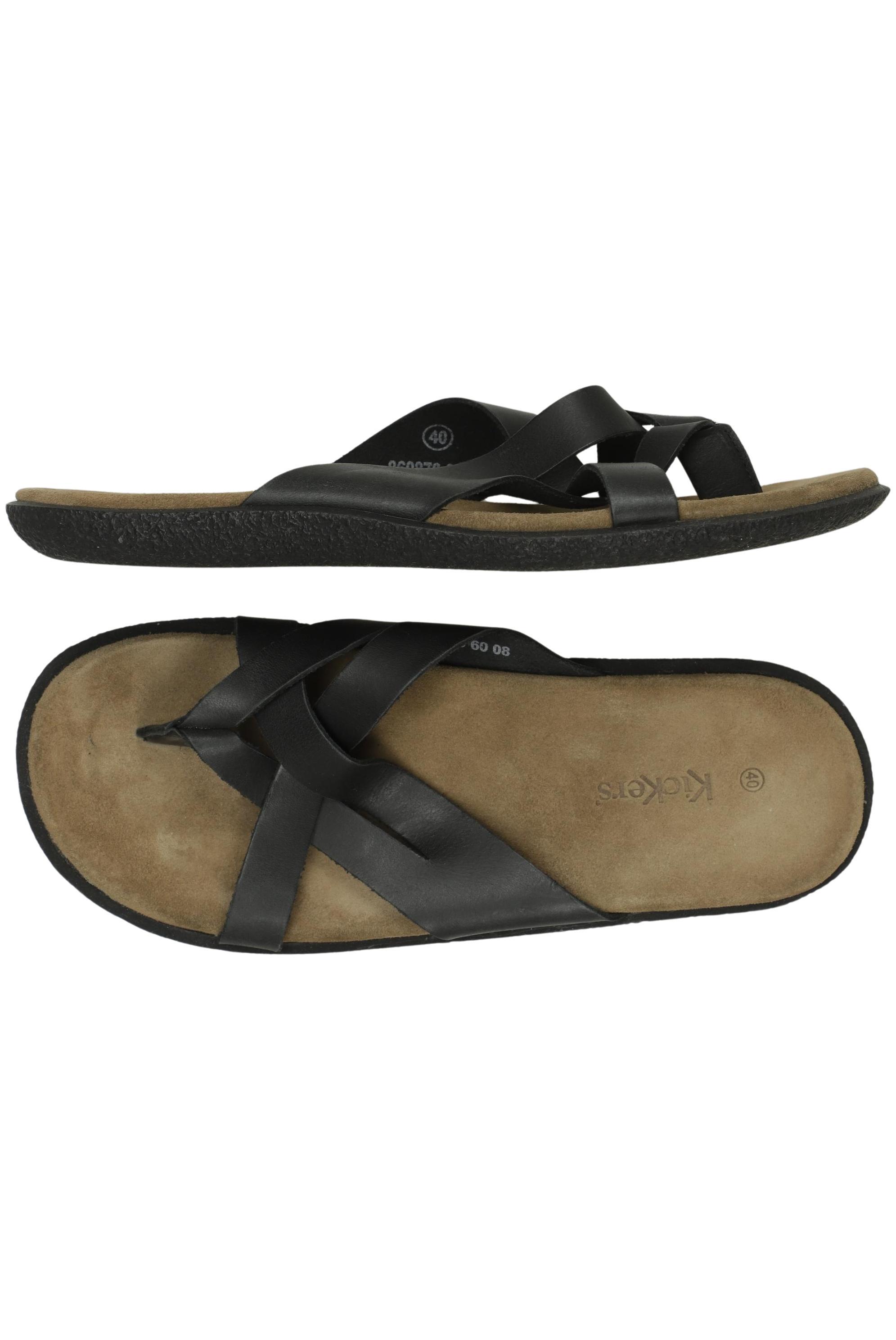 

Kickers Damen Sandale, schwarz, Gr. 40