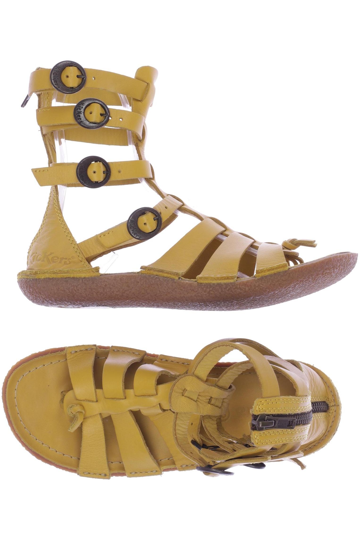 

Kickers Damen Sandale, gelb, Gr. 38