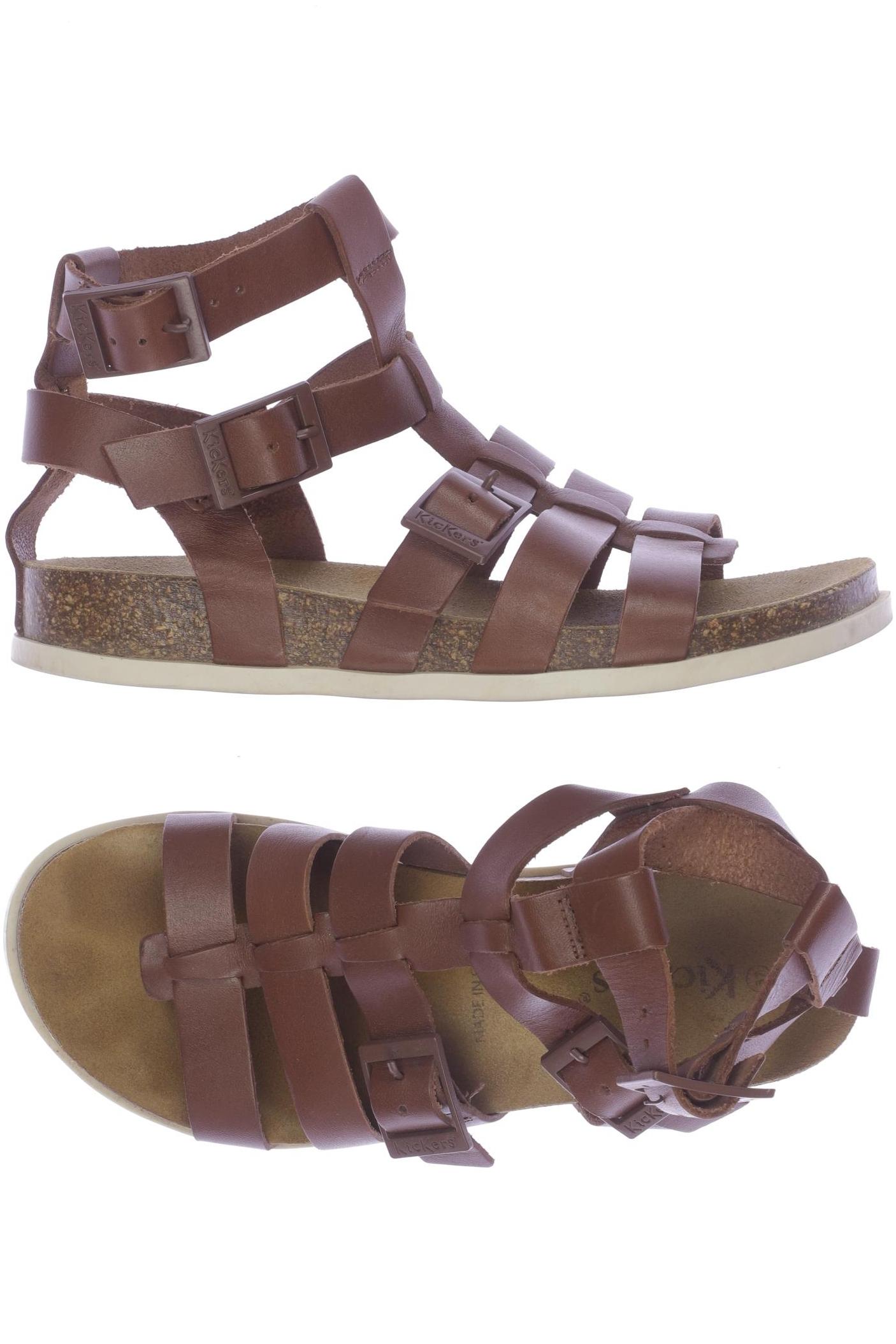 

Kickers Damen Sandale, braun, Gr. 37