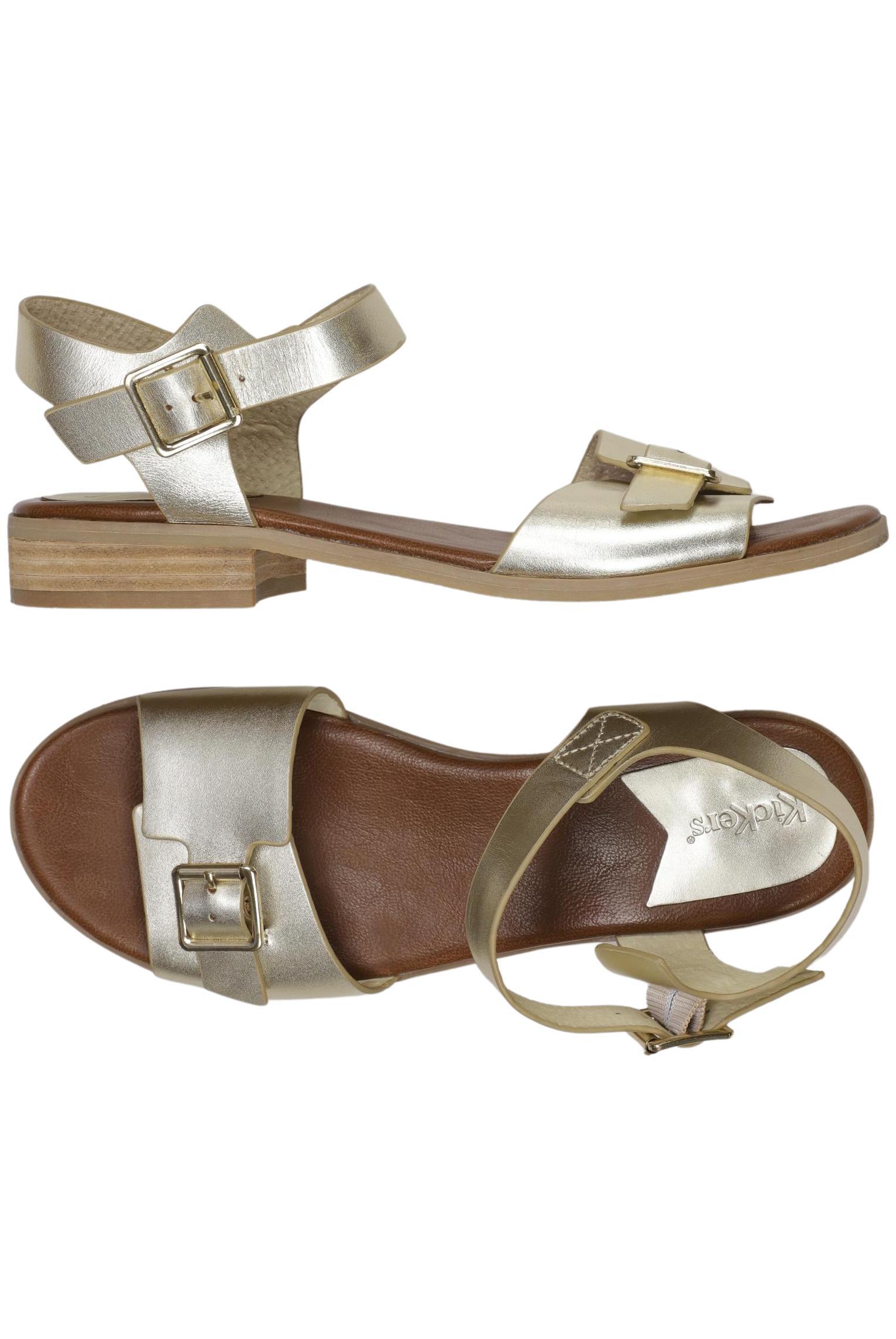 

Kickers Damen Sandale, gold, Gr. 40