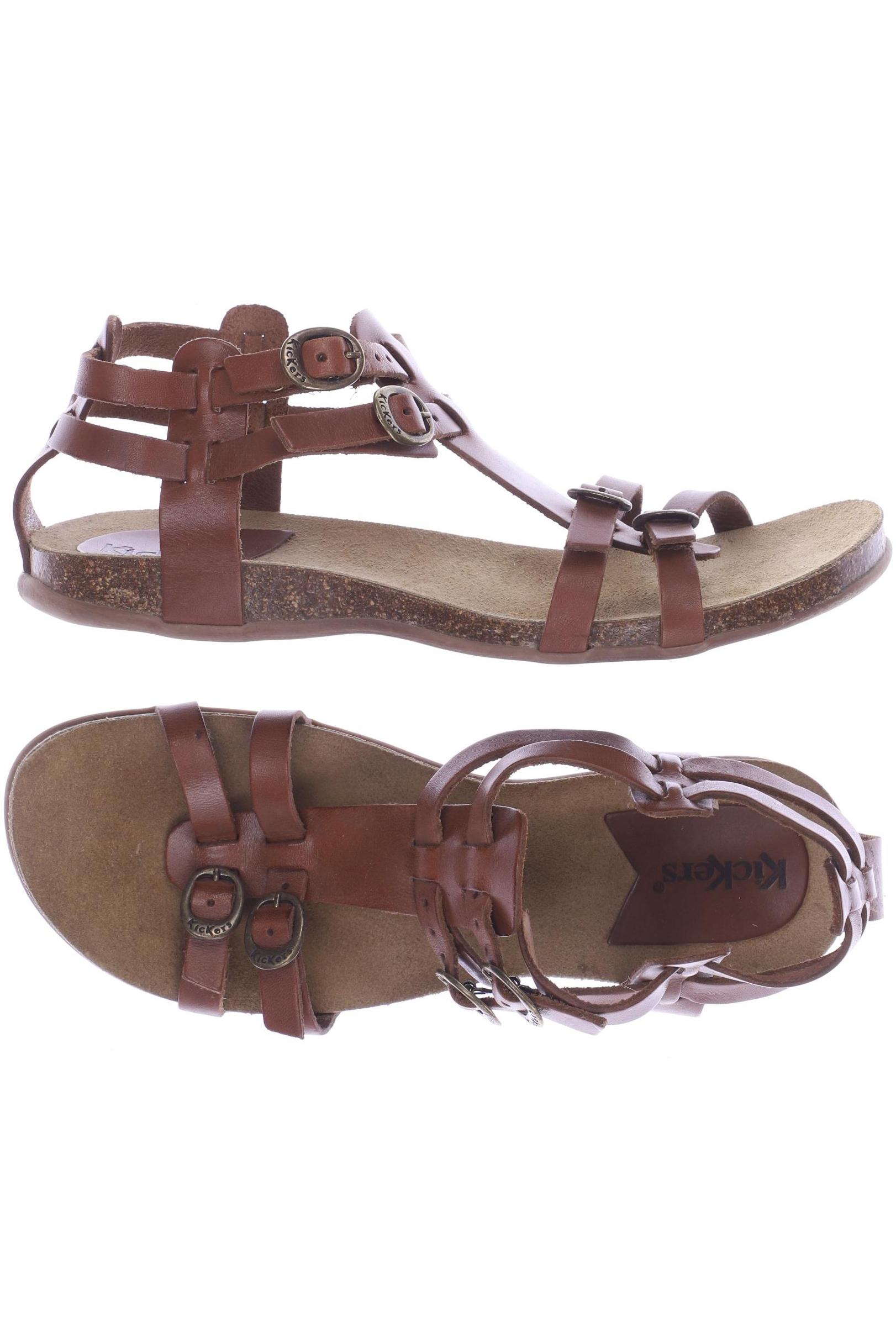 

Kickers Damen Sandale, braun, Gr. 37