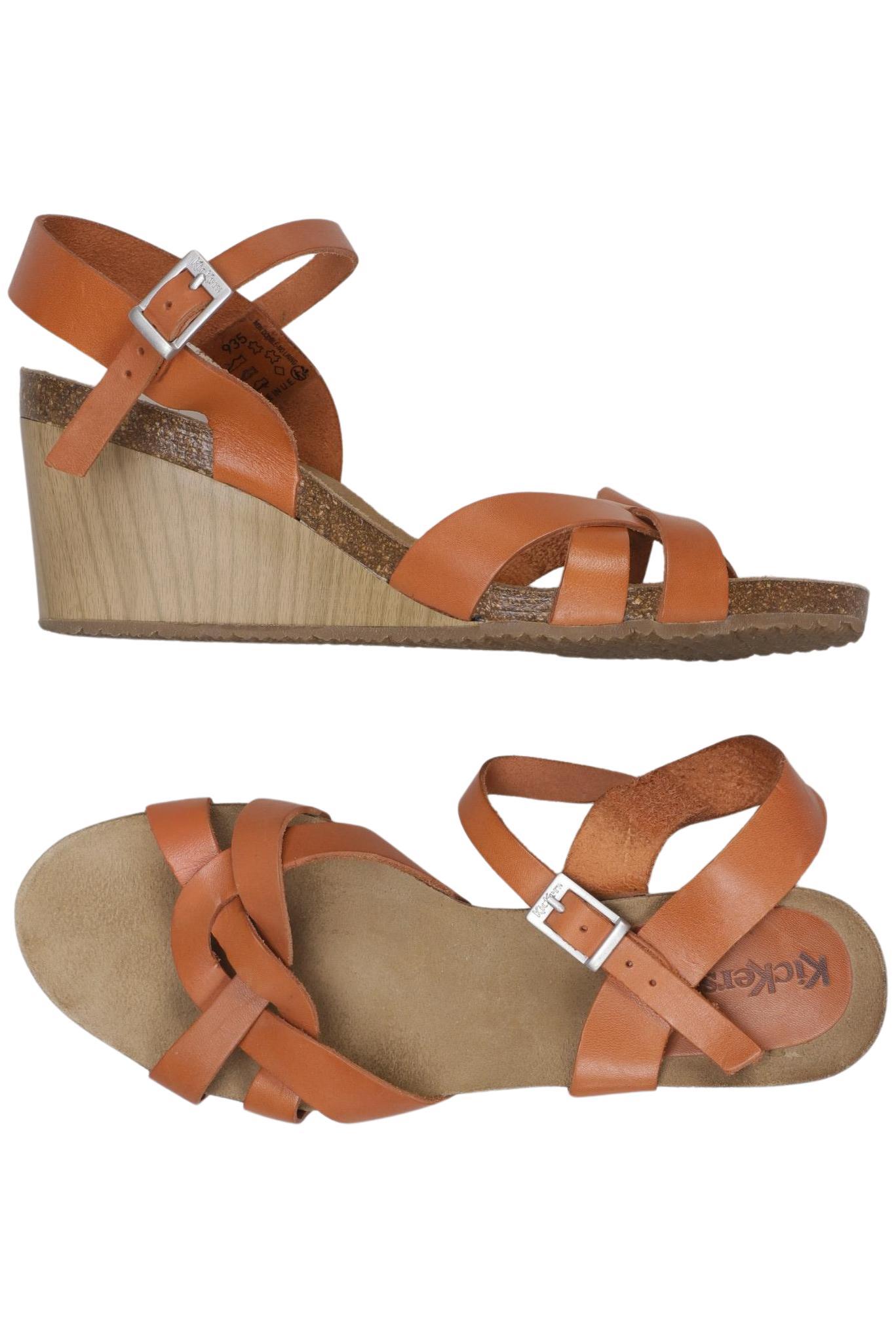 

Kickers Damen Sandale, braun, Gr. 40