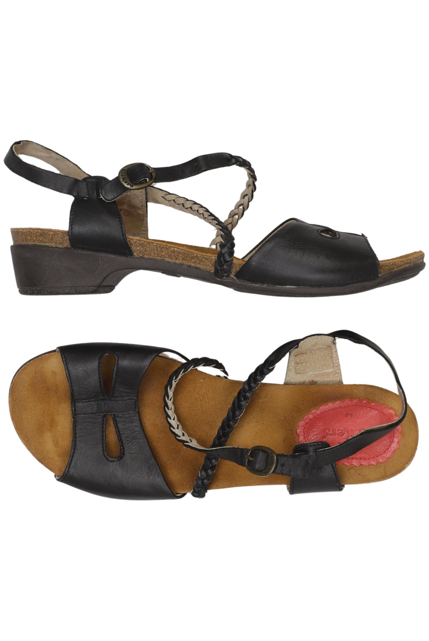 

Kickers Damen Sandale, schwarz, Gr. 40