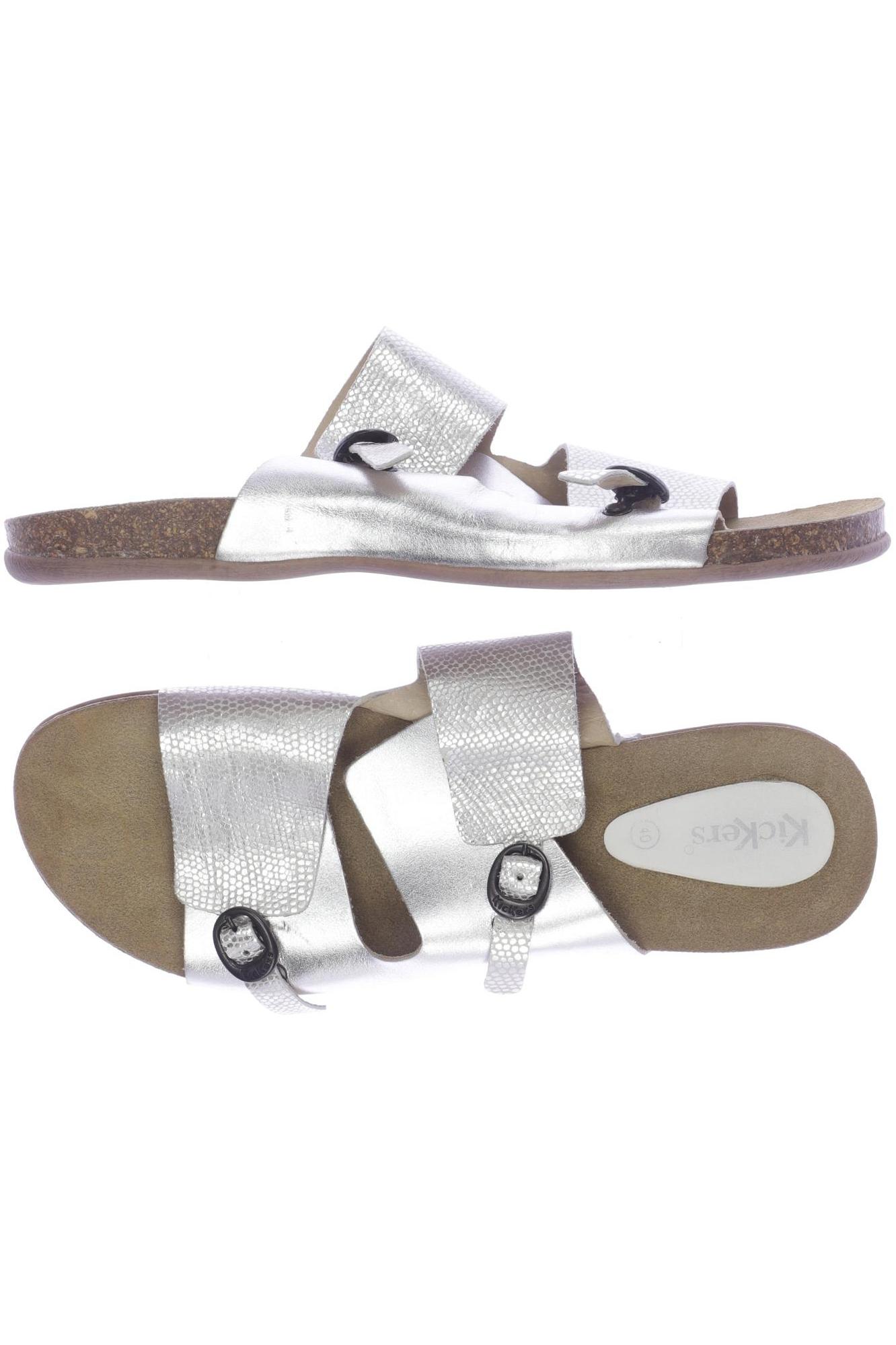 

Kickers Damen Sandale, silber, Gr. 40