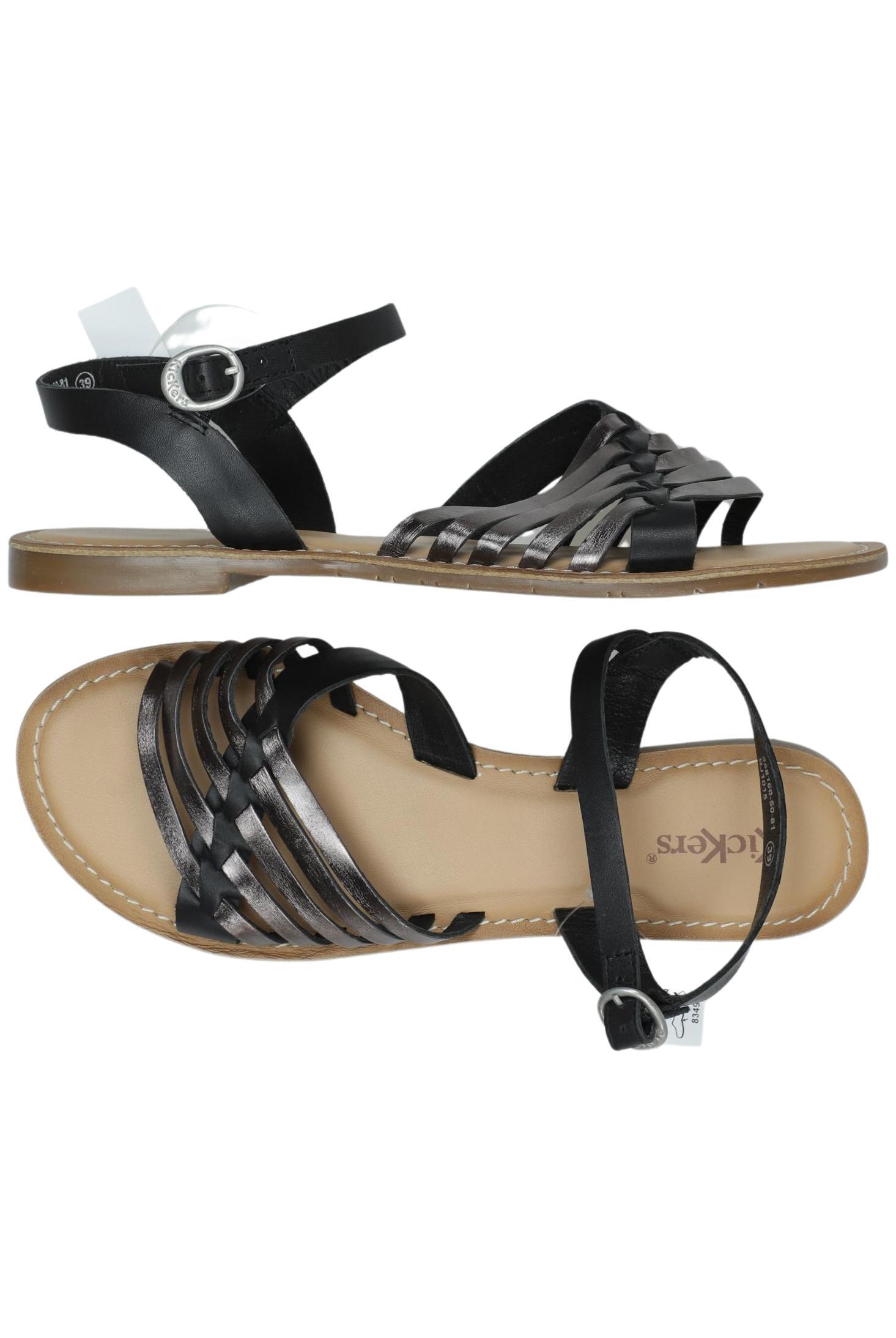 

Kickers Damen Sandale, schwarz, Gr. 39
