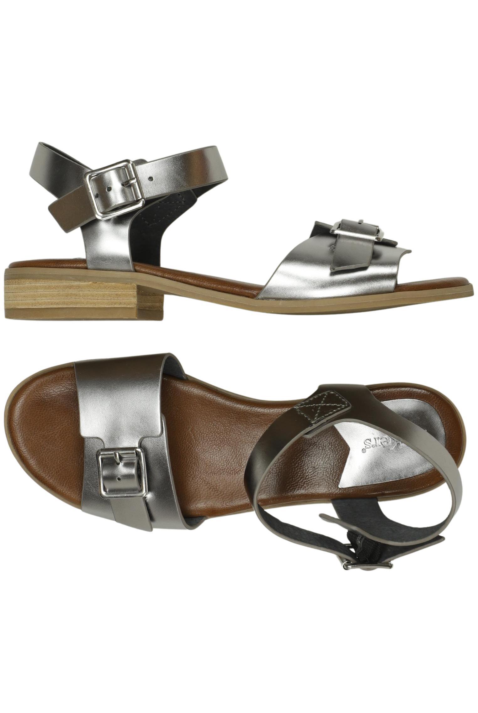 

Kickers Damen Sandale, silber, Gr. 38