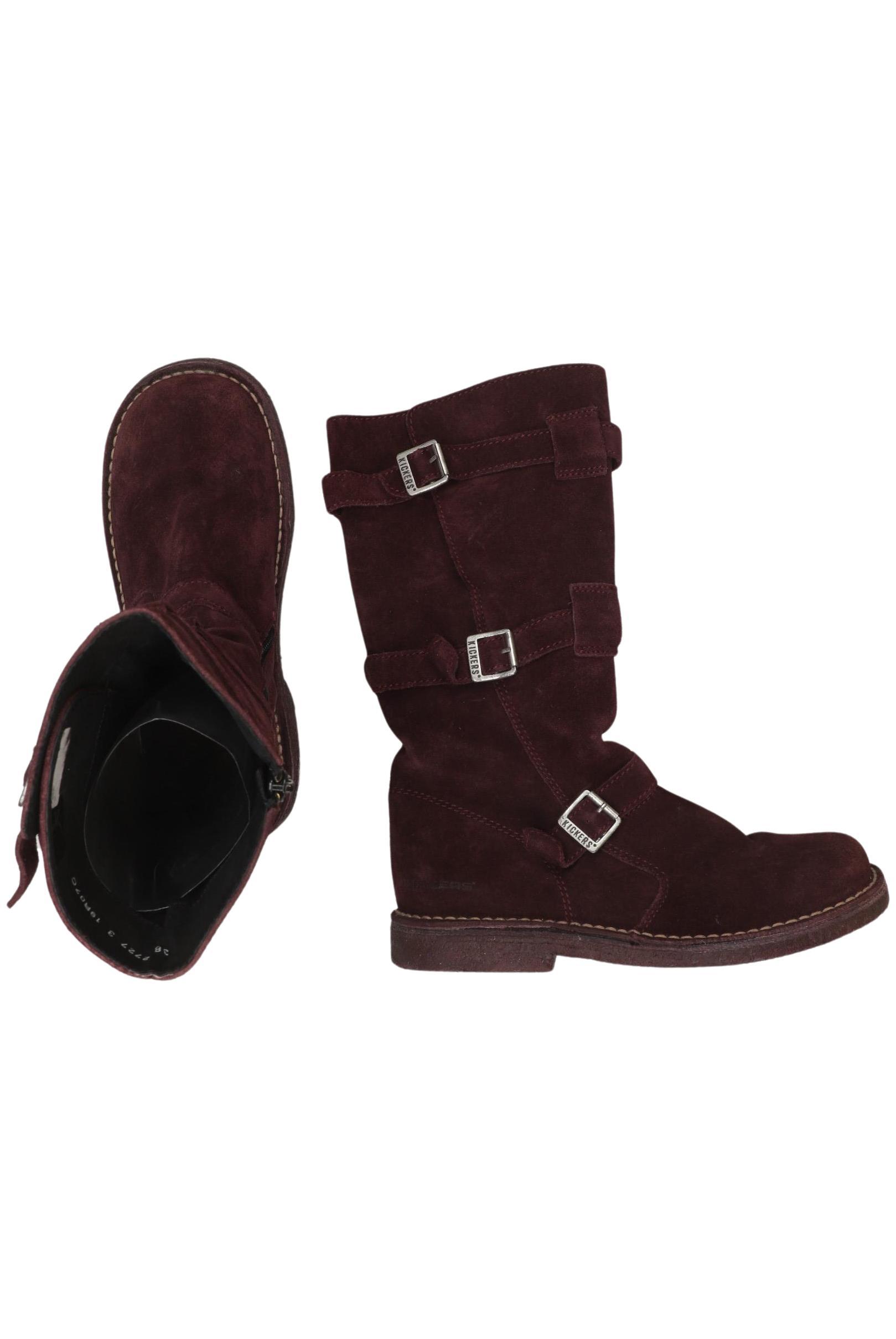 

Kickers Damen Stiefel, bordeaux, Gr. 38