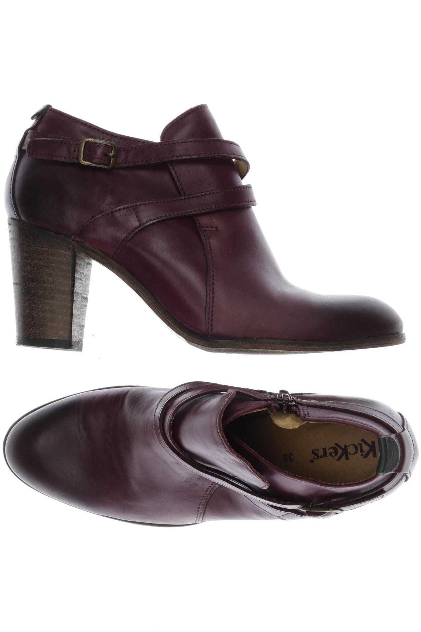 

Kickers Damen Stiefelette, bordeaux, Gr. 38