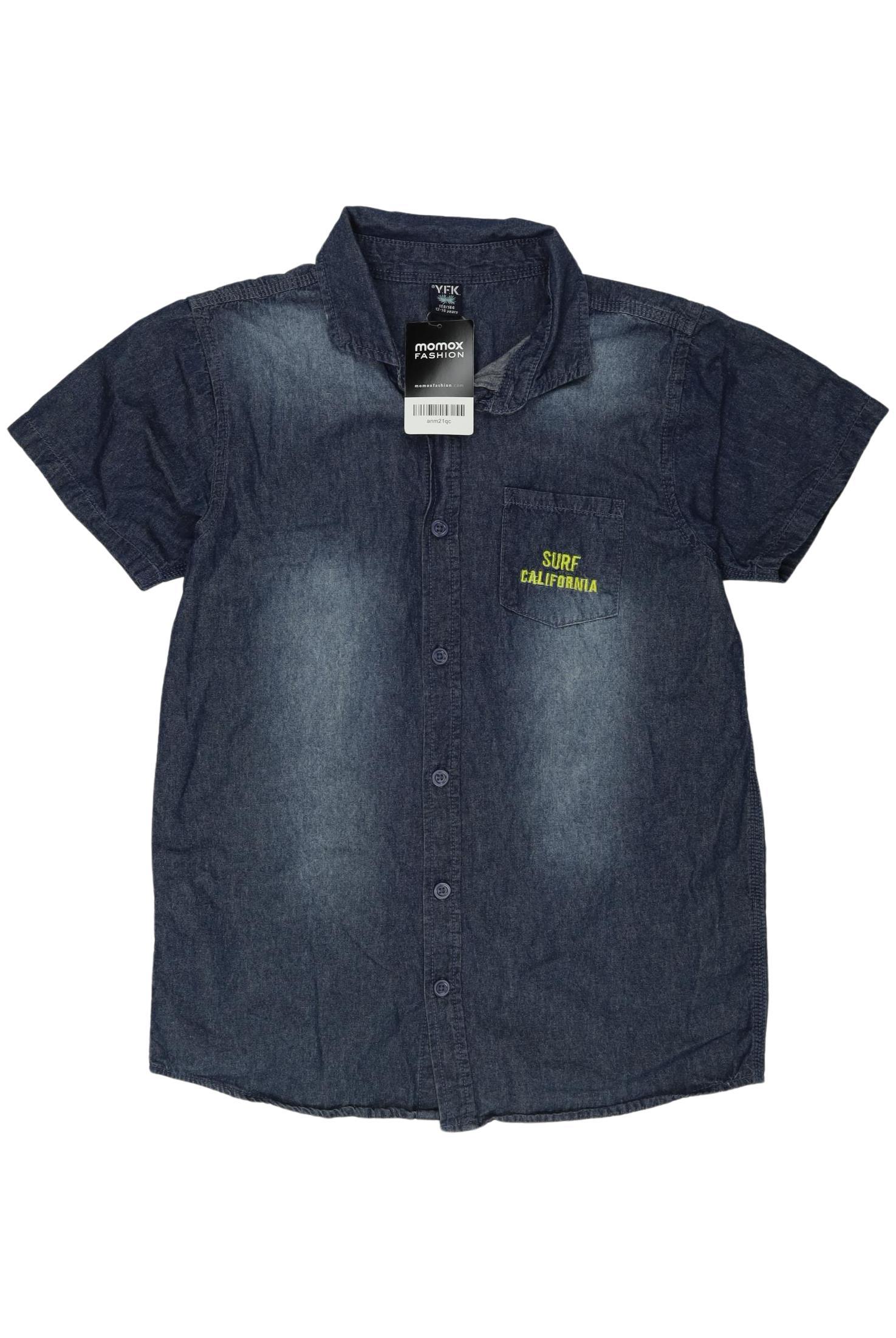 

KIK KID Jungen Hemd, marineblau, Gr. 158