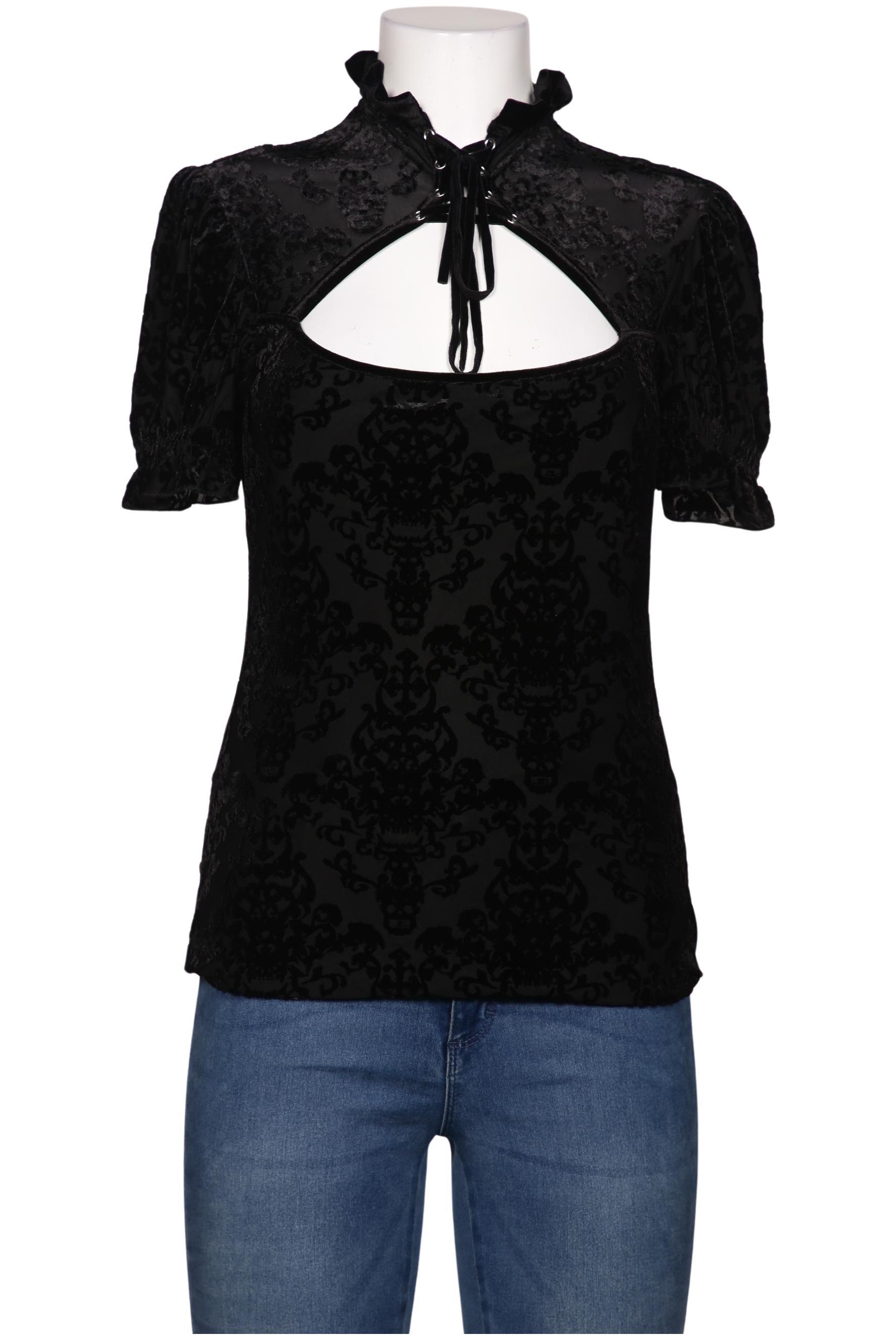 

Killstar Damen Bluse, schwarz, Gr. 38