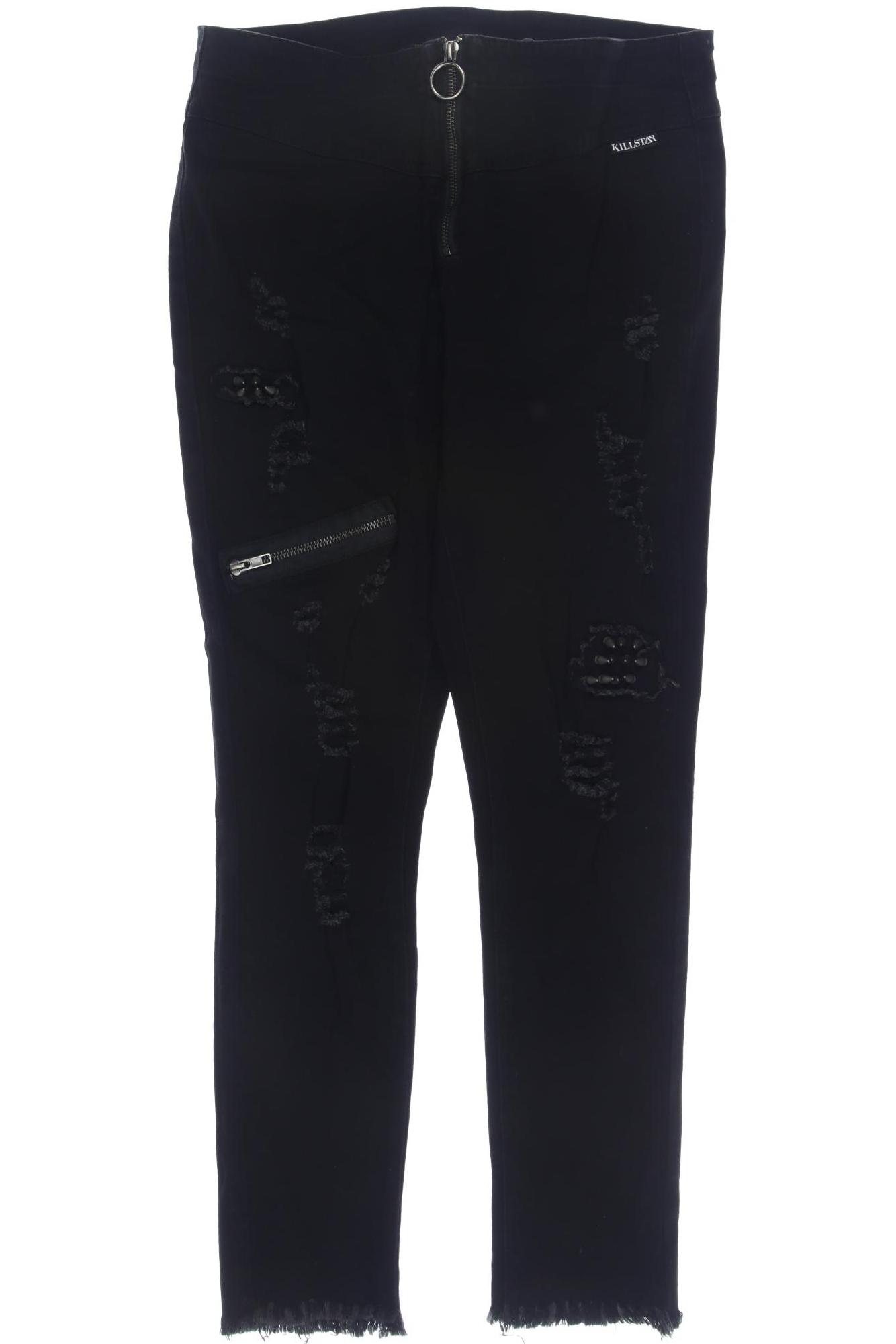 

Killstar Damen Jeans, schwarz, Gr. 0