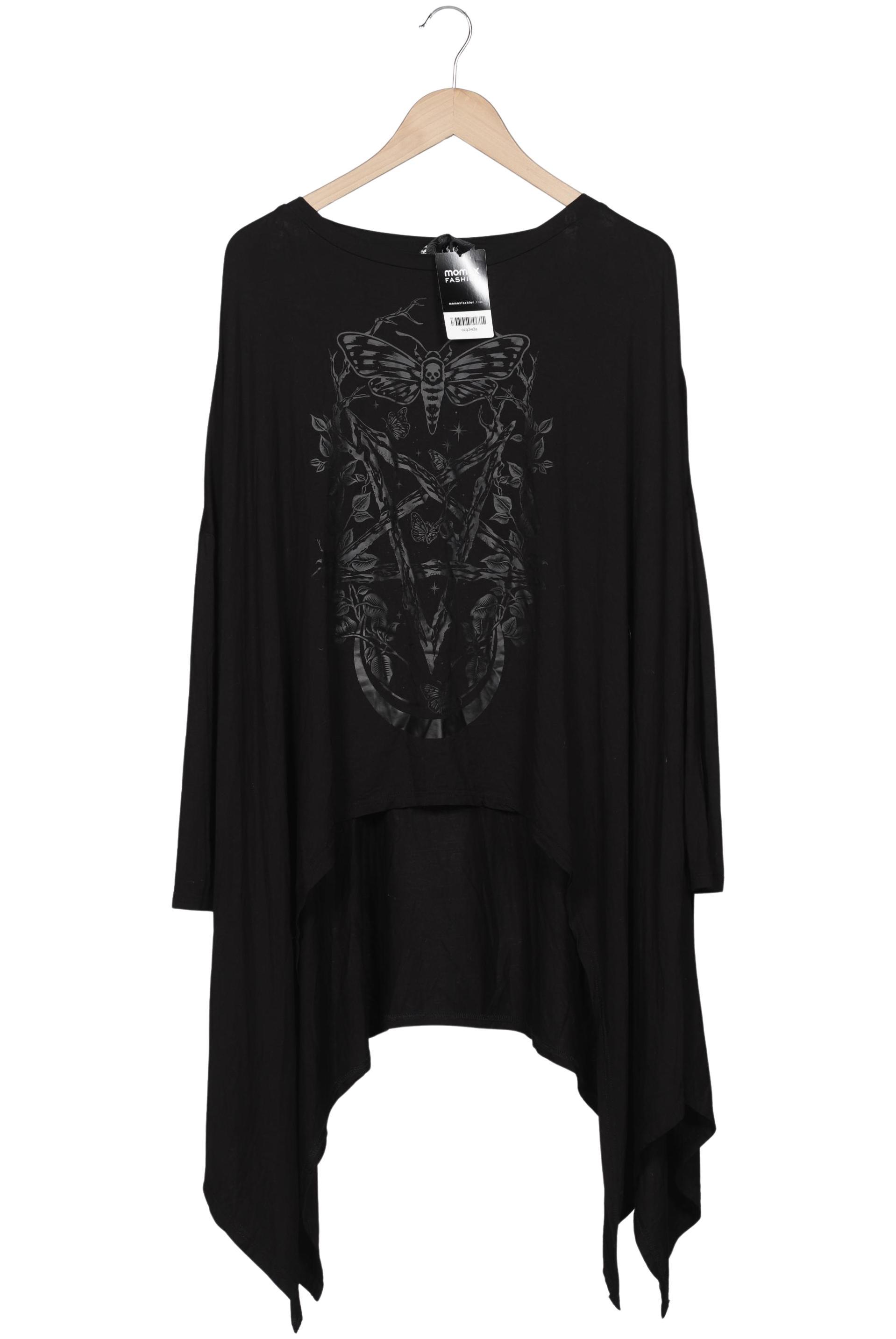 

Killstar Damen Langarmshirt, schwarz, Gr. 36