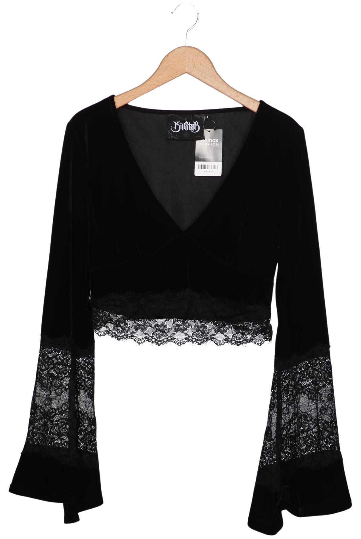 

Killstar Damen Langarmshirt, schwarz, Gr. 42