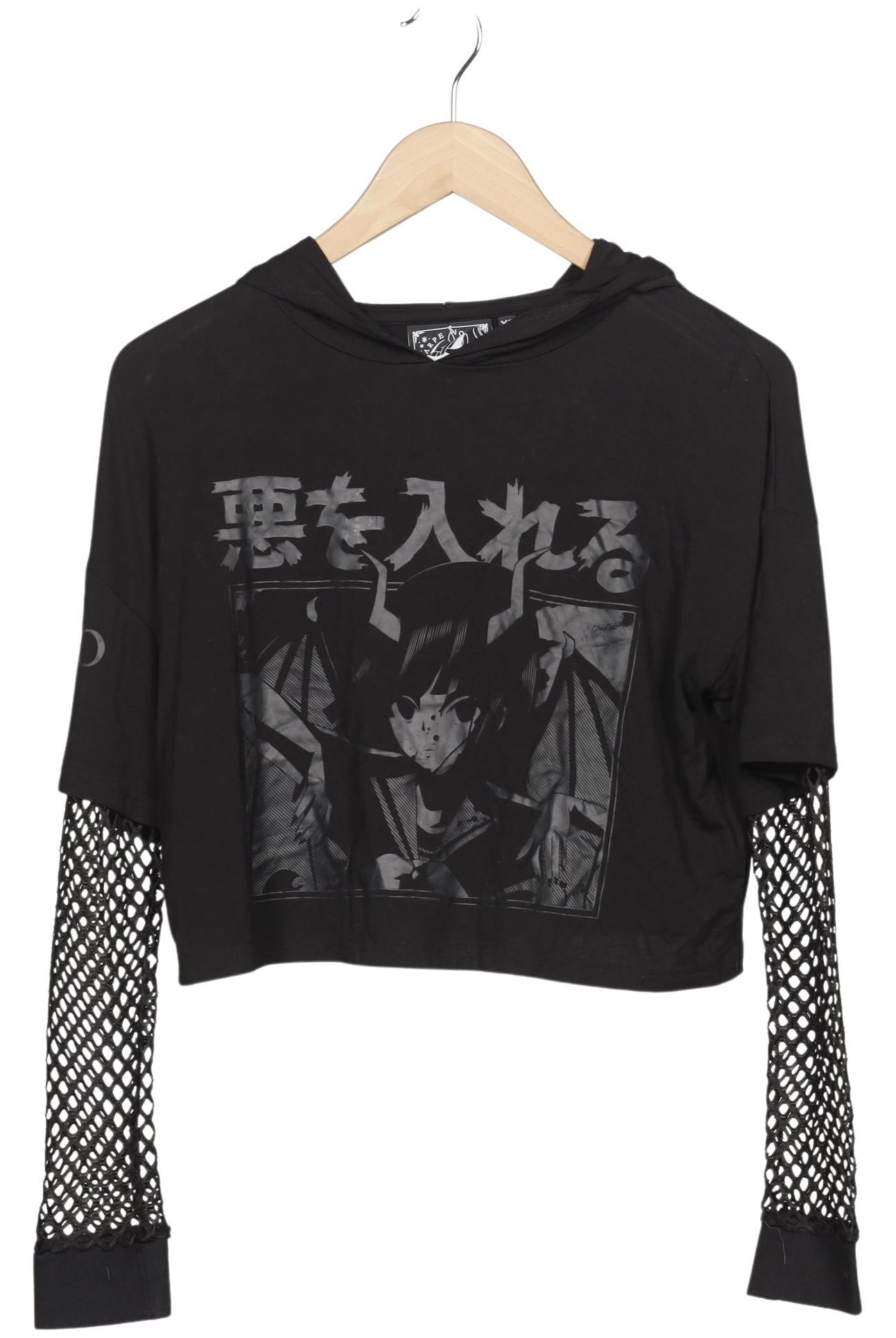 

Killstar Damen Langarmshirt, schwarz, Gr. 34